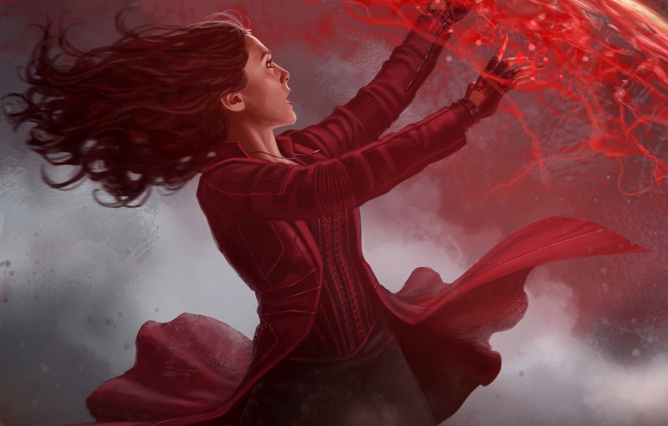 Wanda Maximoff Poster Art Wallpapers