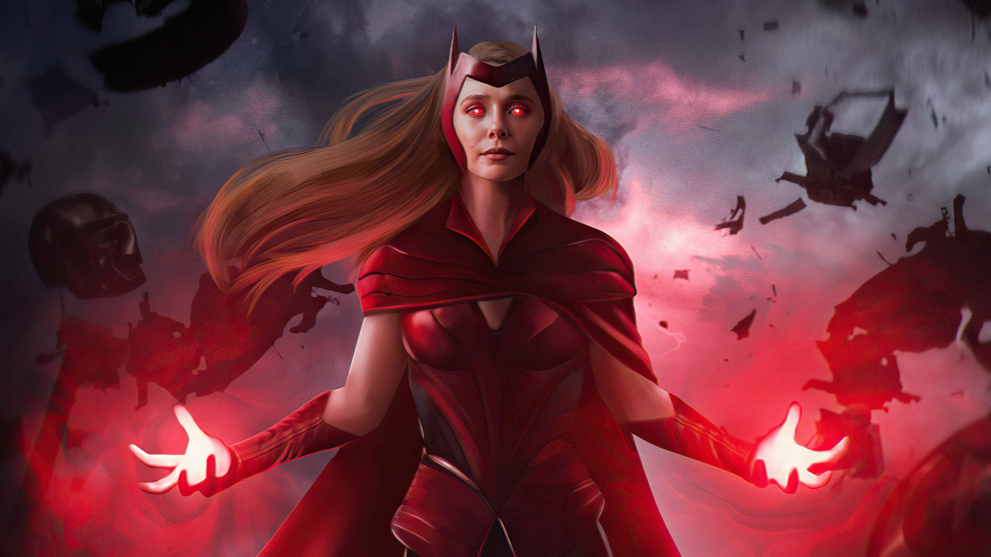 Wanda Maximoff Poster Art Wallpapers