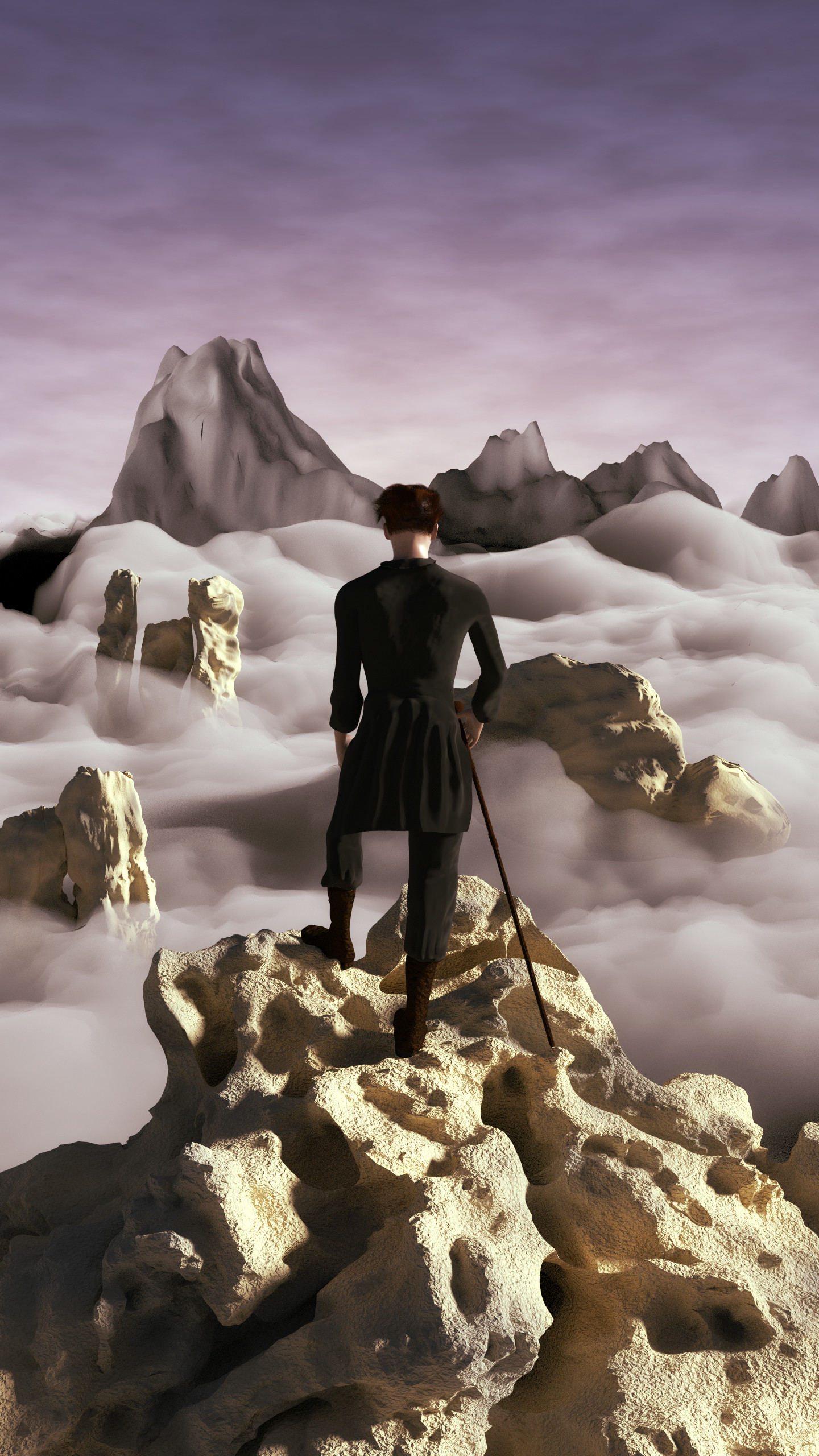 Wanderer Above The Sea Of Fog Wallpapers