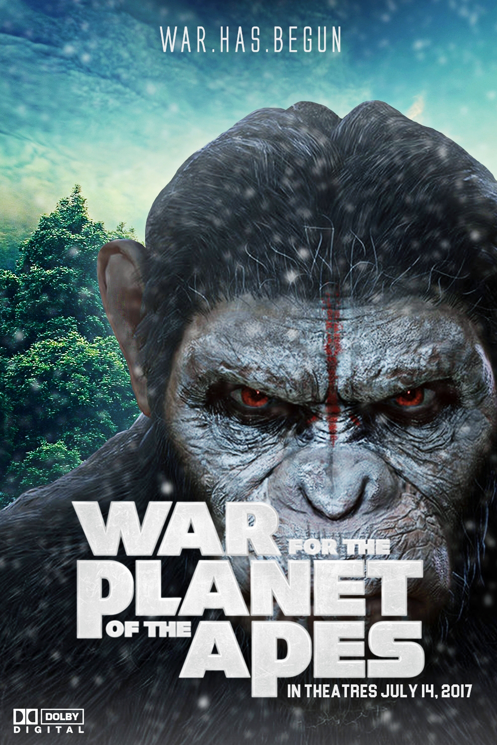 War For The Planet Of The Apes Poster Wallpapers