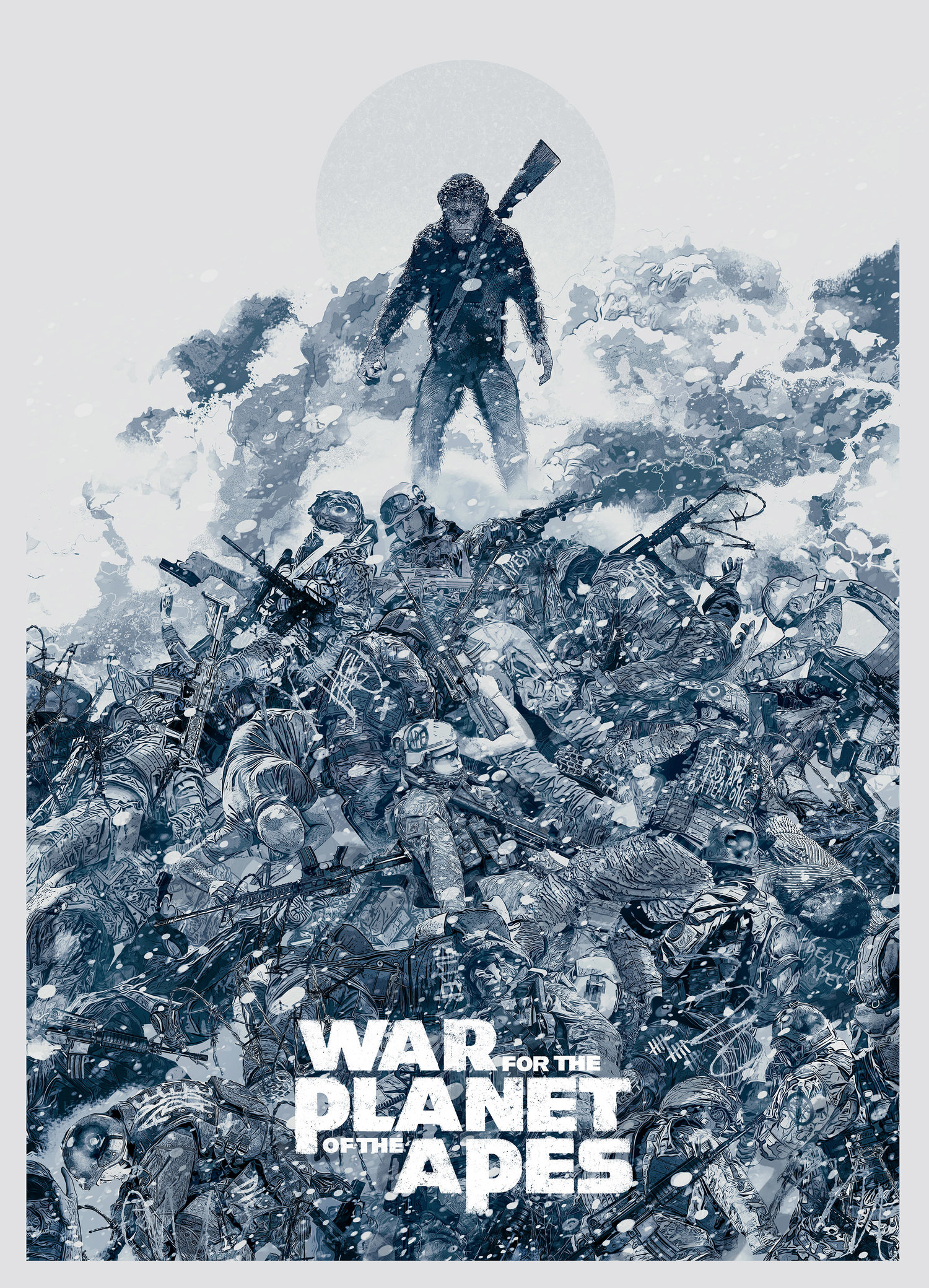 War For The Planet Of The Apes Poster Wallpapers