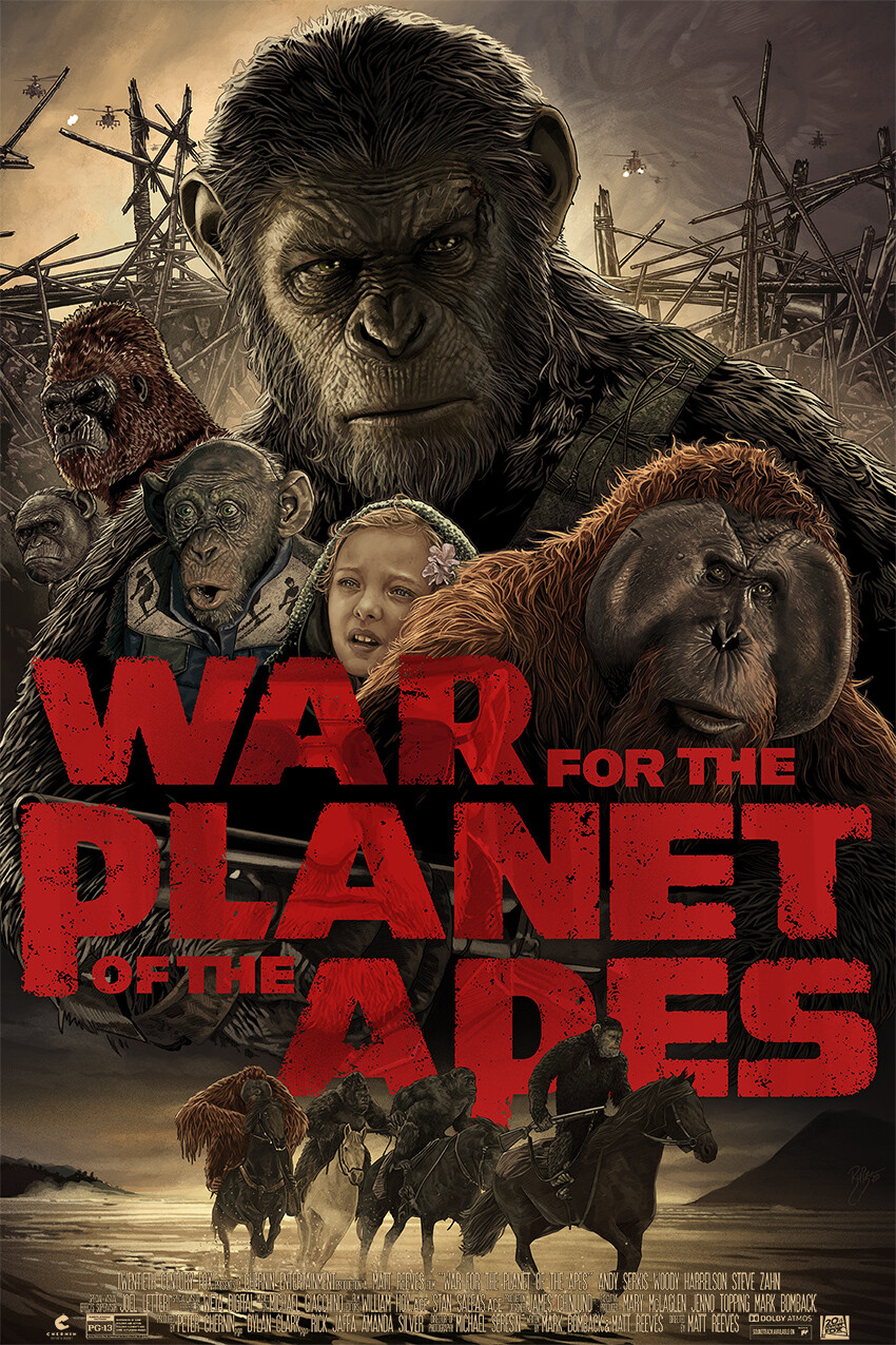 War For The Planet Of The Apes Poster Wallpapers