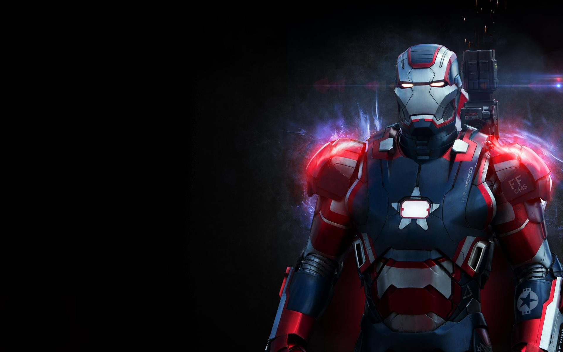 War Machine Iron Man Poly Minimalism Wallpapers