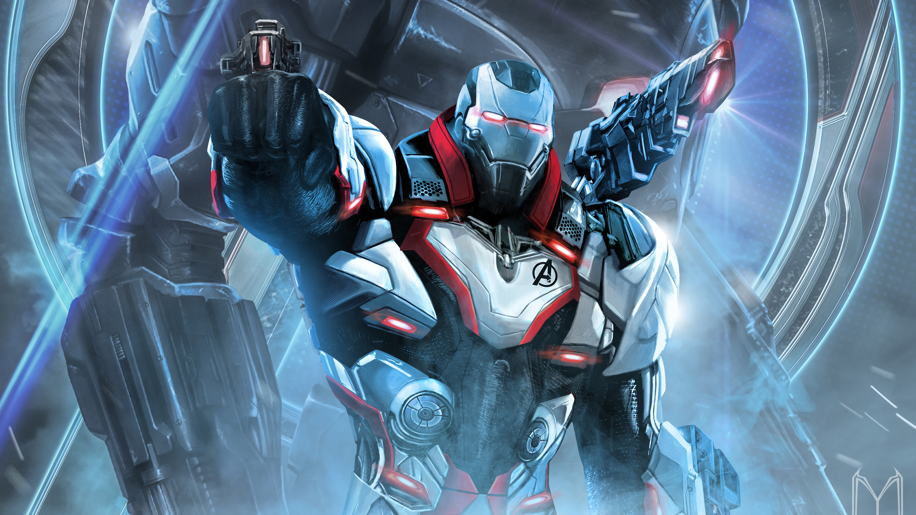 War Machine Marvel Comic Art Wallpapers