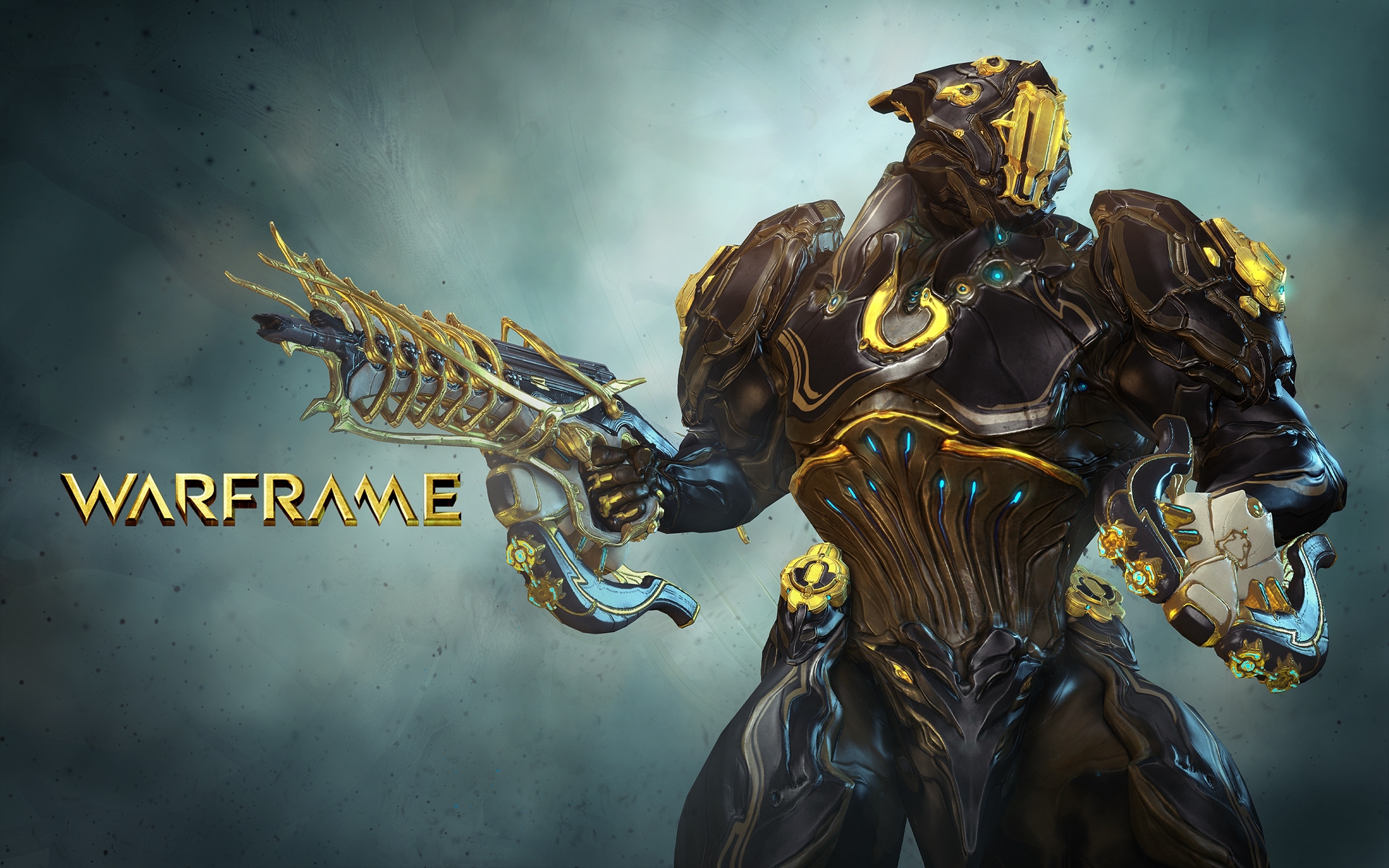 Warframe Gold Armour Wallpapers