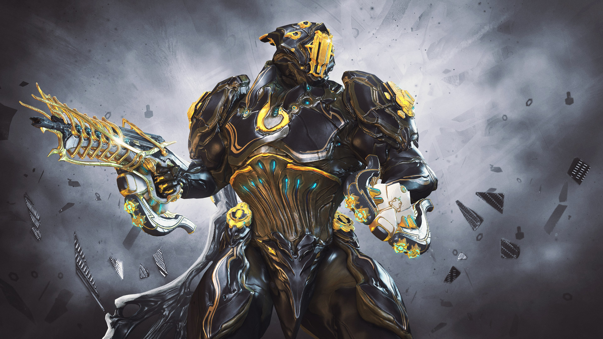 Warframe Gold Armour Wallpapers