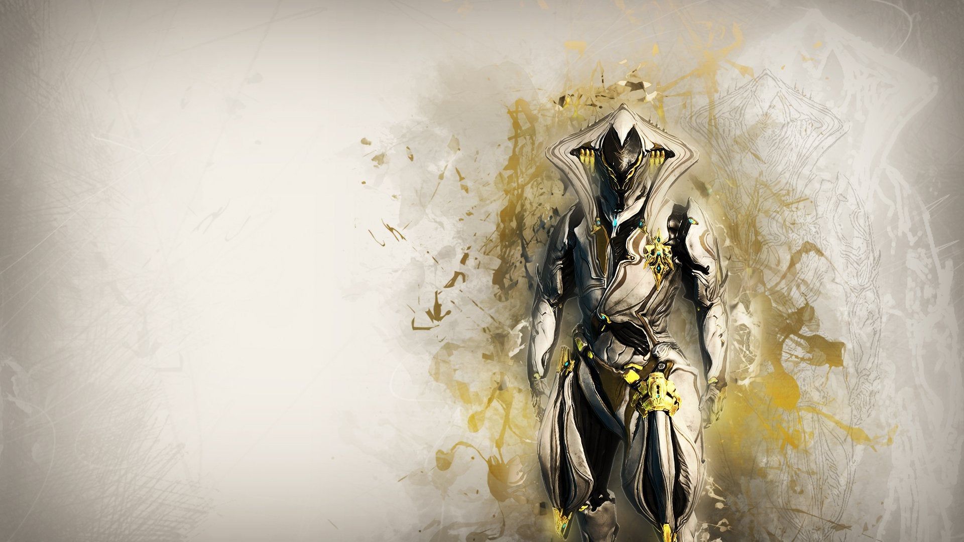 Warframe Gold Armour Wallpapers