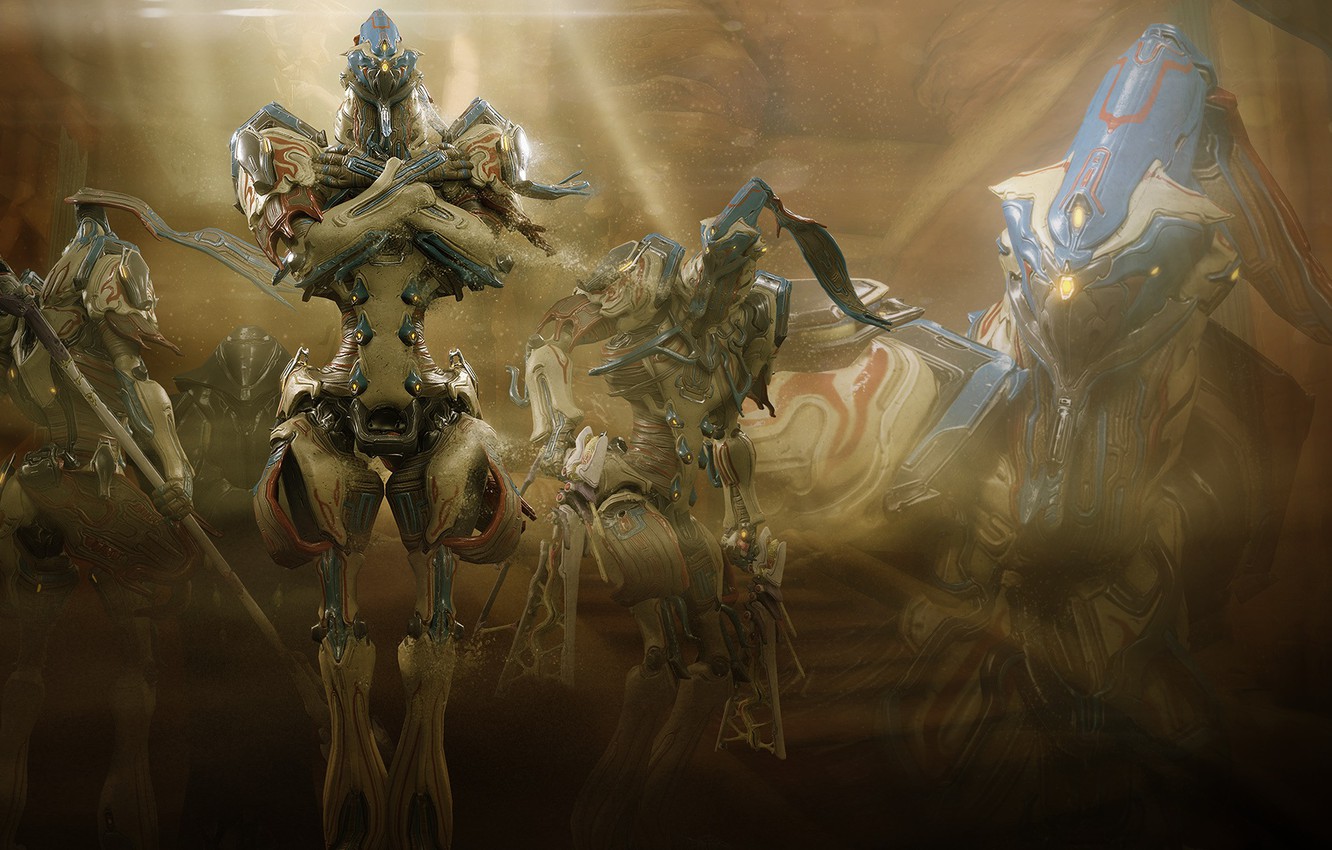 Warframe Gold Armour Wallpapers