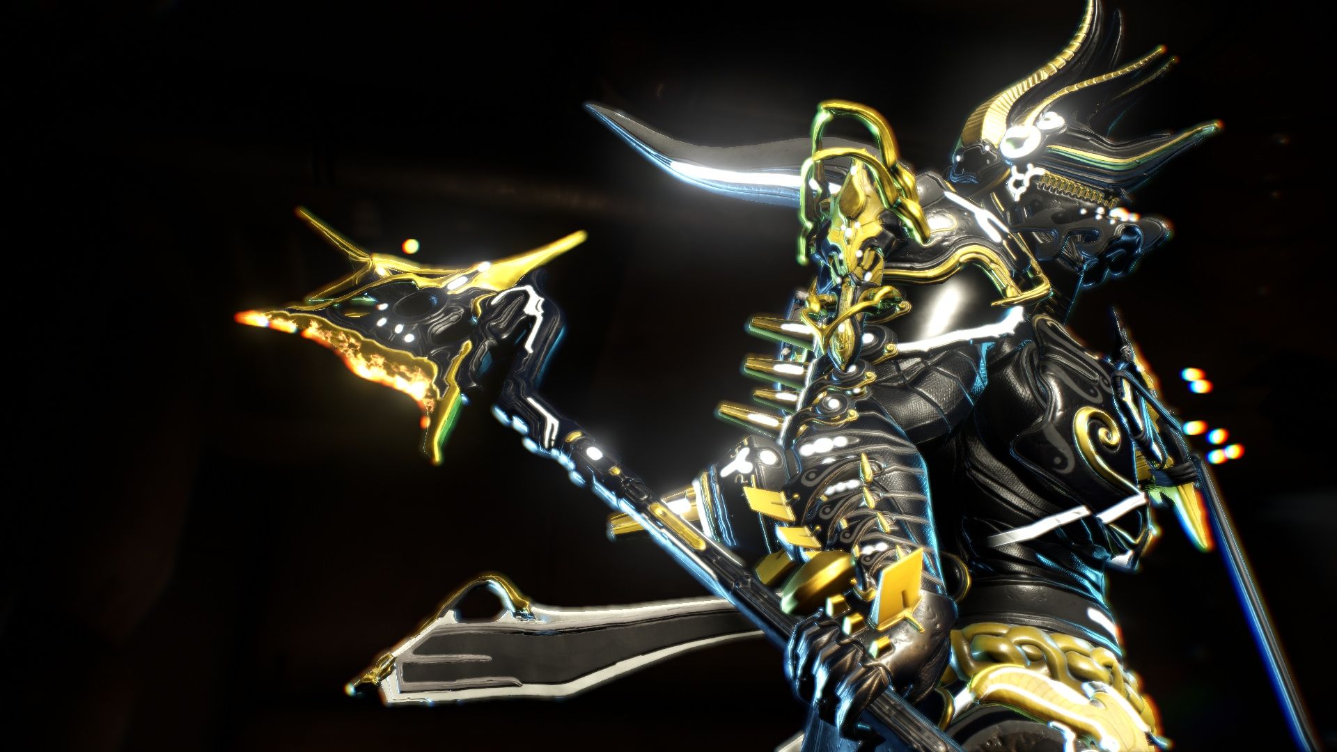 Warframe Gold Armour Wallpapers