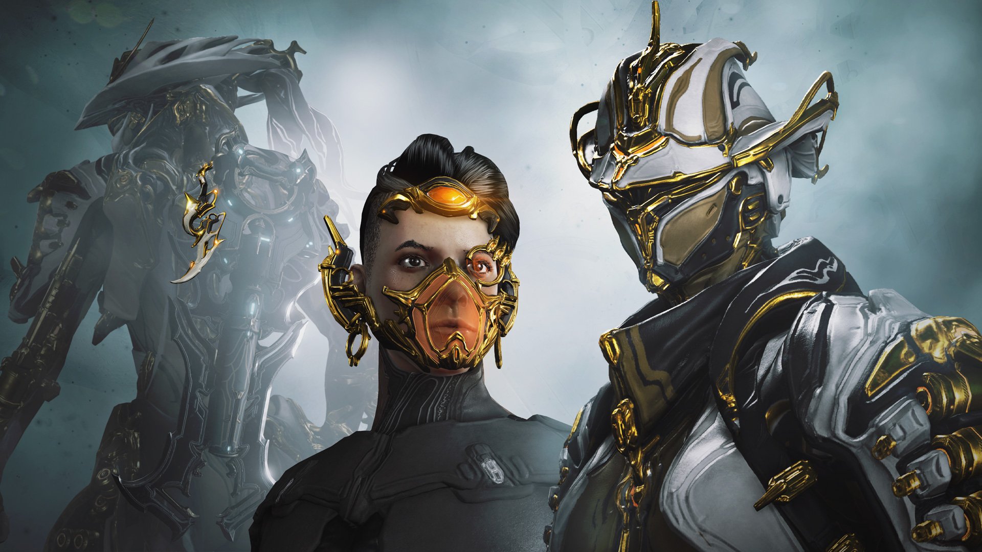 Warframe Gold Armour Wallpapers