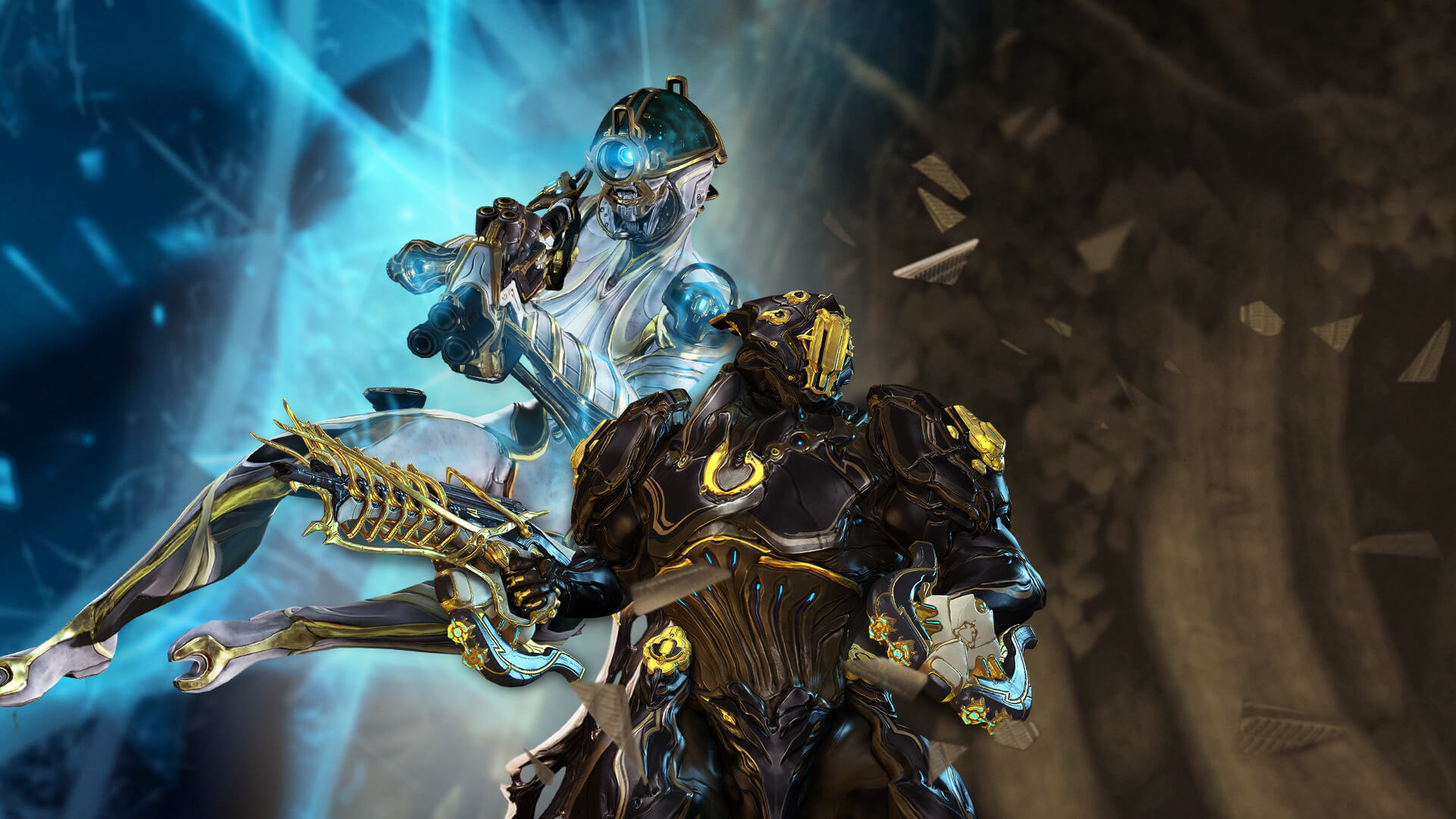 Warframe Gold Armour Wallpapers