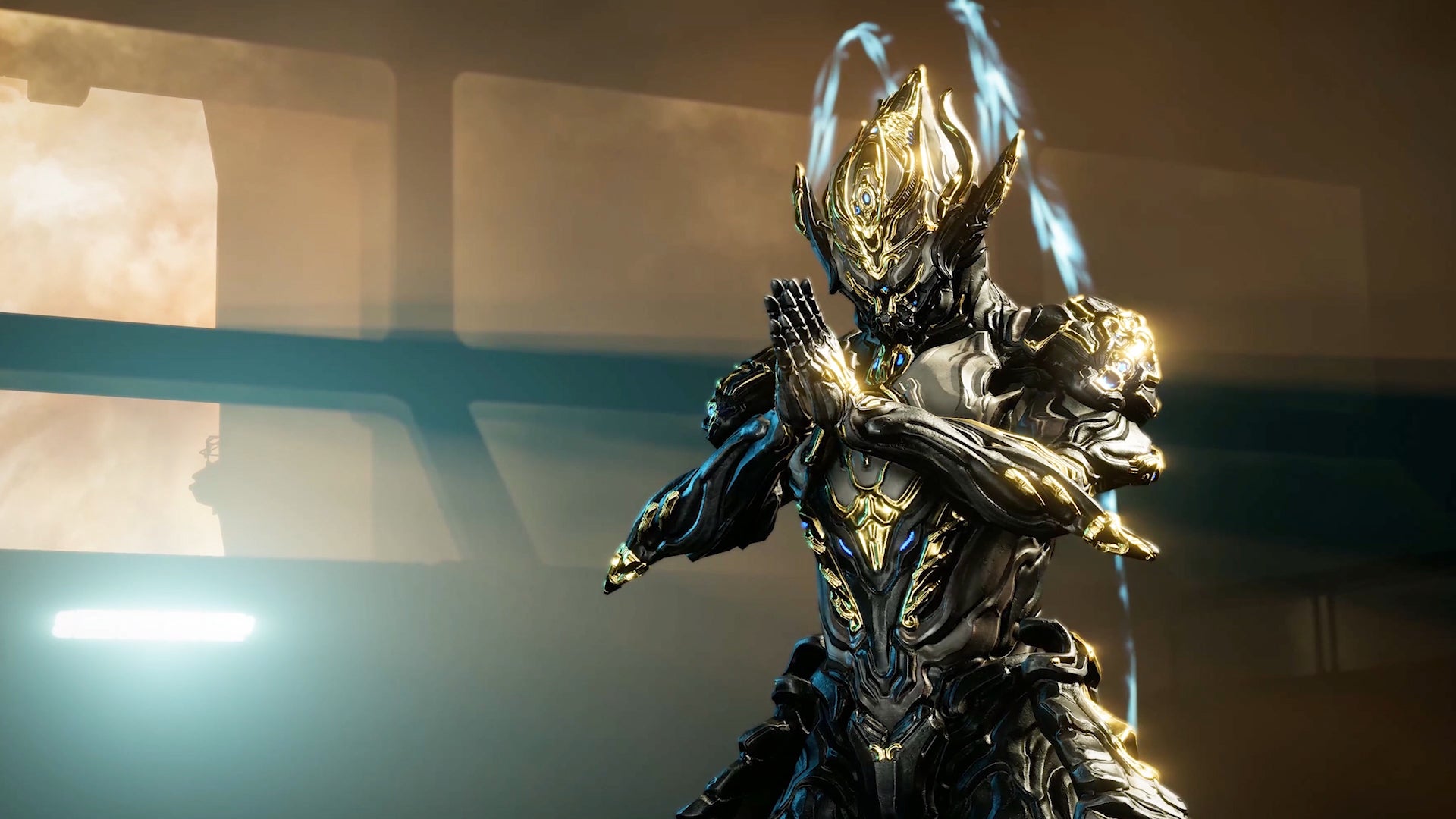 Warframe Gold Armour Wallpapers