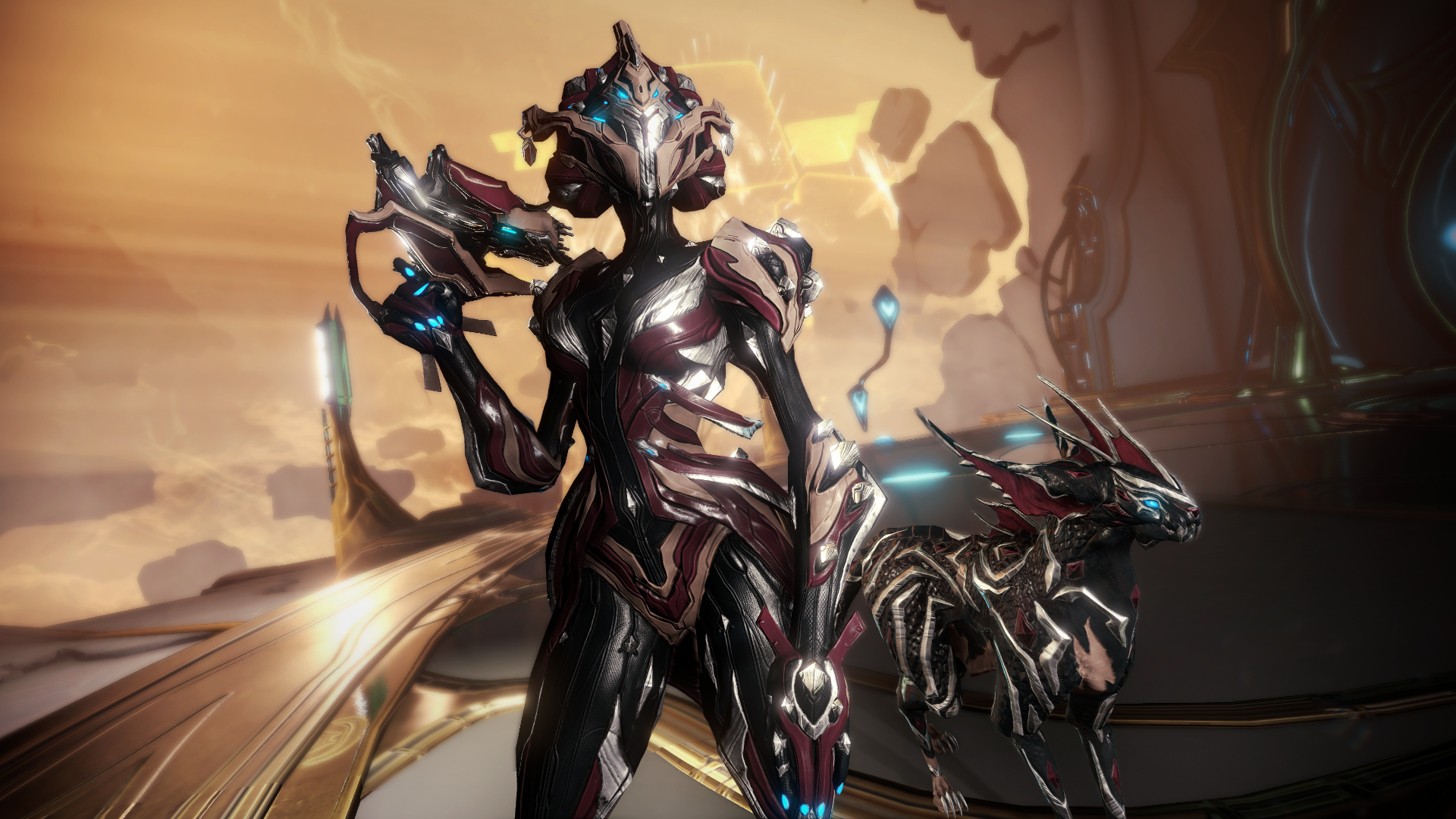 Warframe Gold Armour Wallpapers