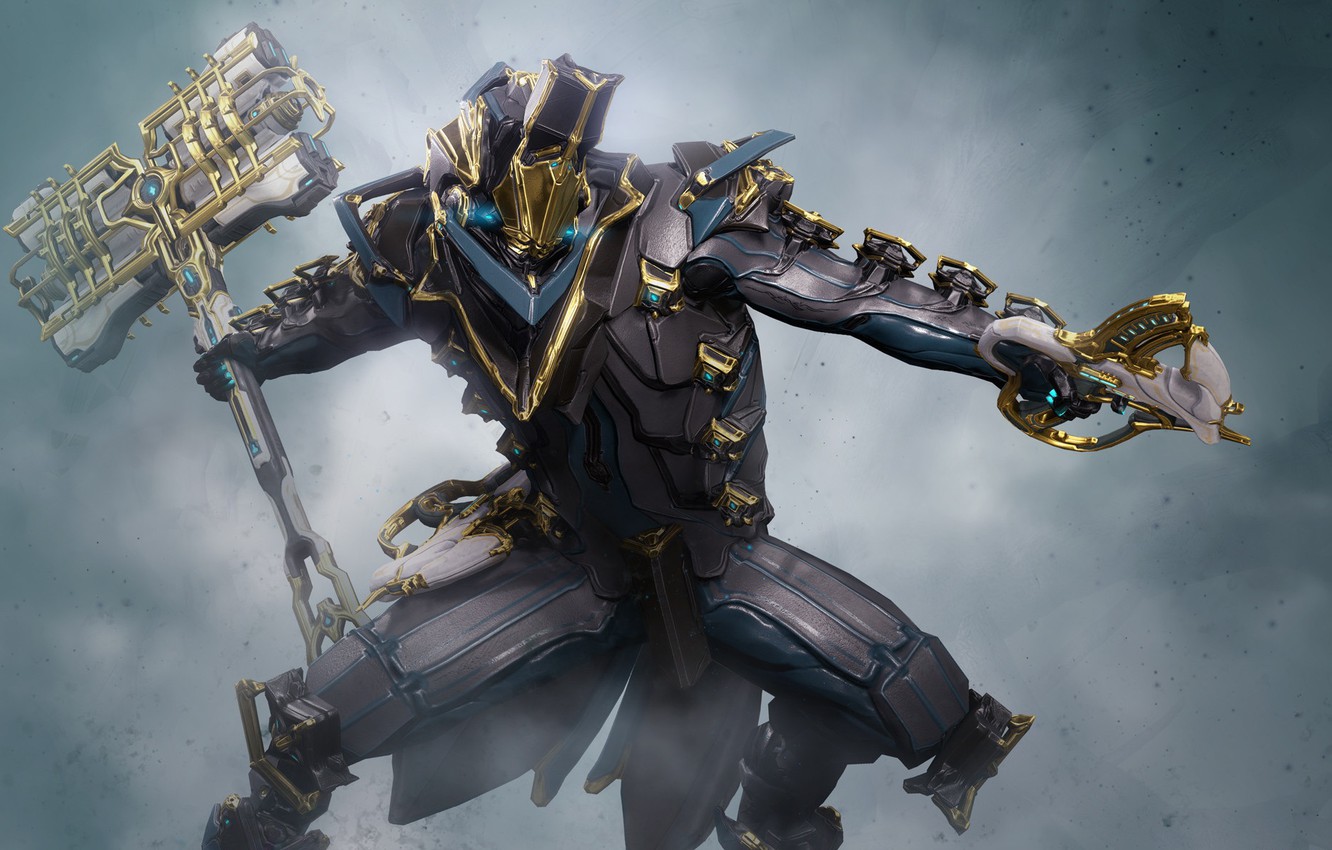 Warframe Gold Armour Wallpapers