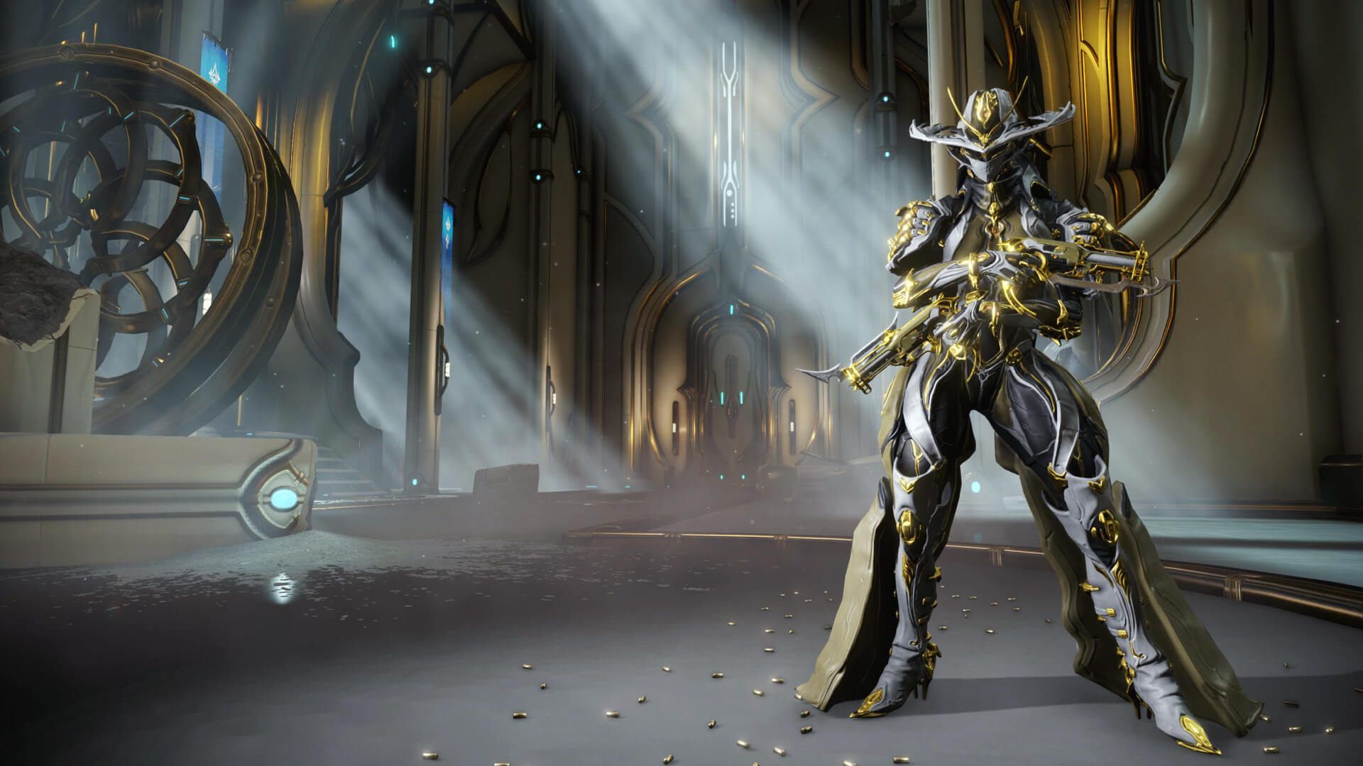 Warframe Gold Armour Wallpapers