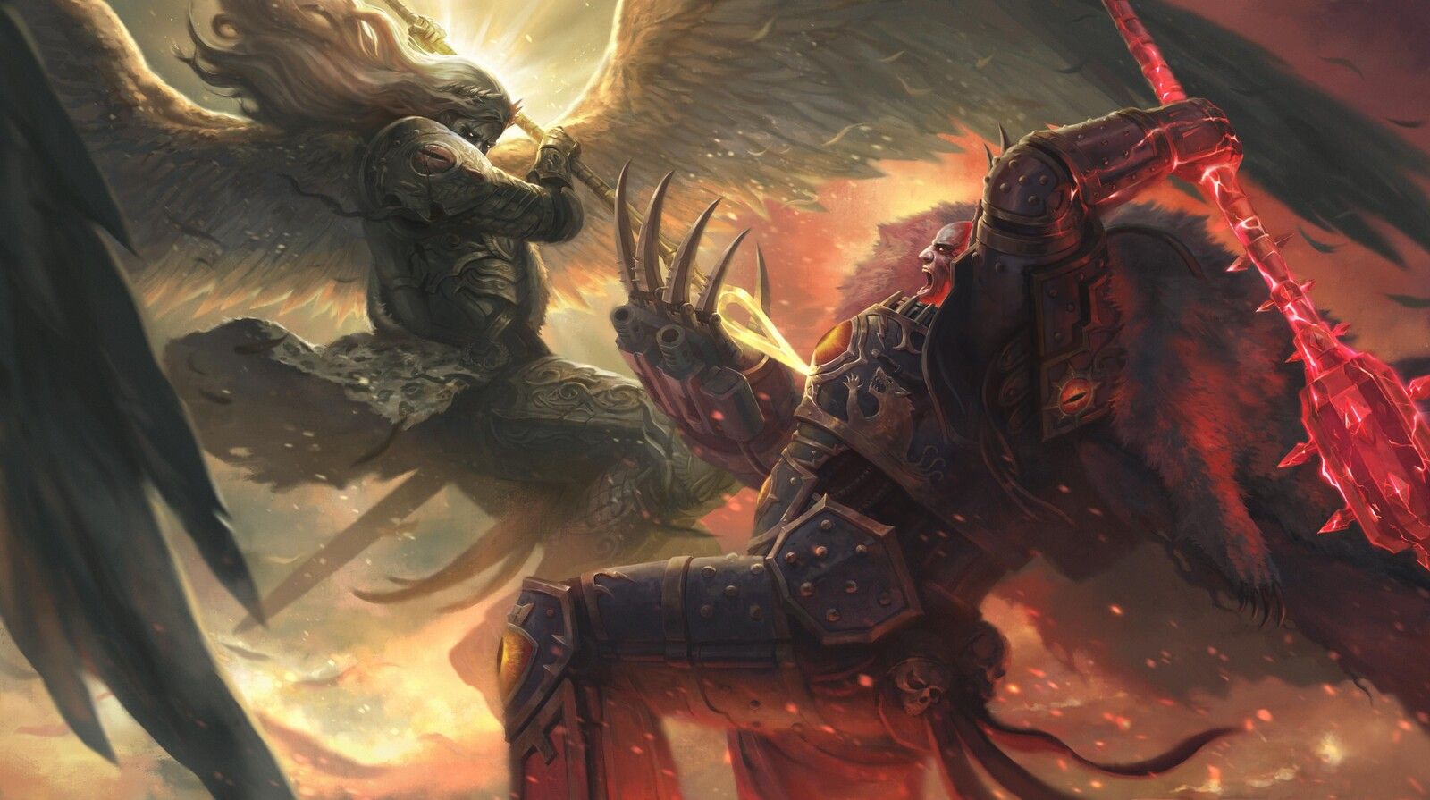 Warhammer 40K - The Angel's Inferno Wallpapers