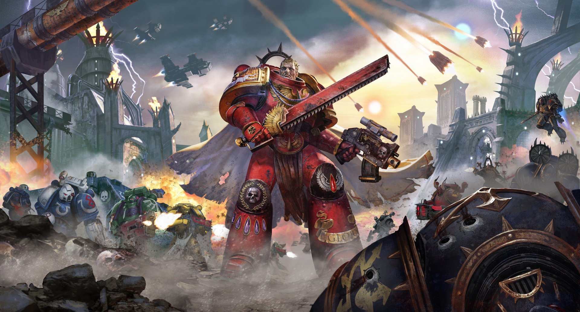 Warhammer 40K - The Angel's Inferno Wallpapers