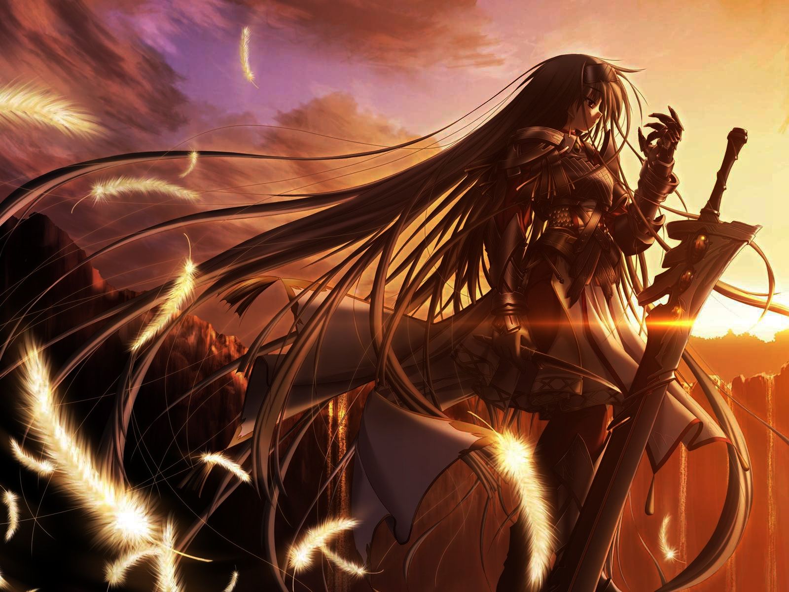 Warrior Anime Women Wallpapers