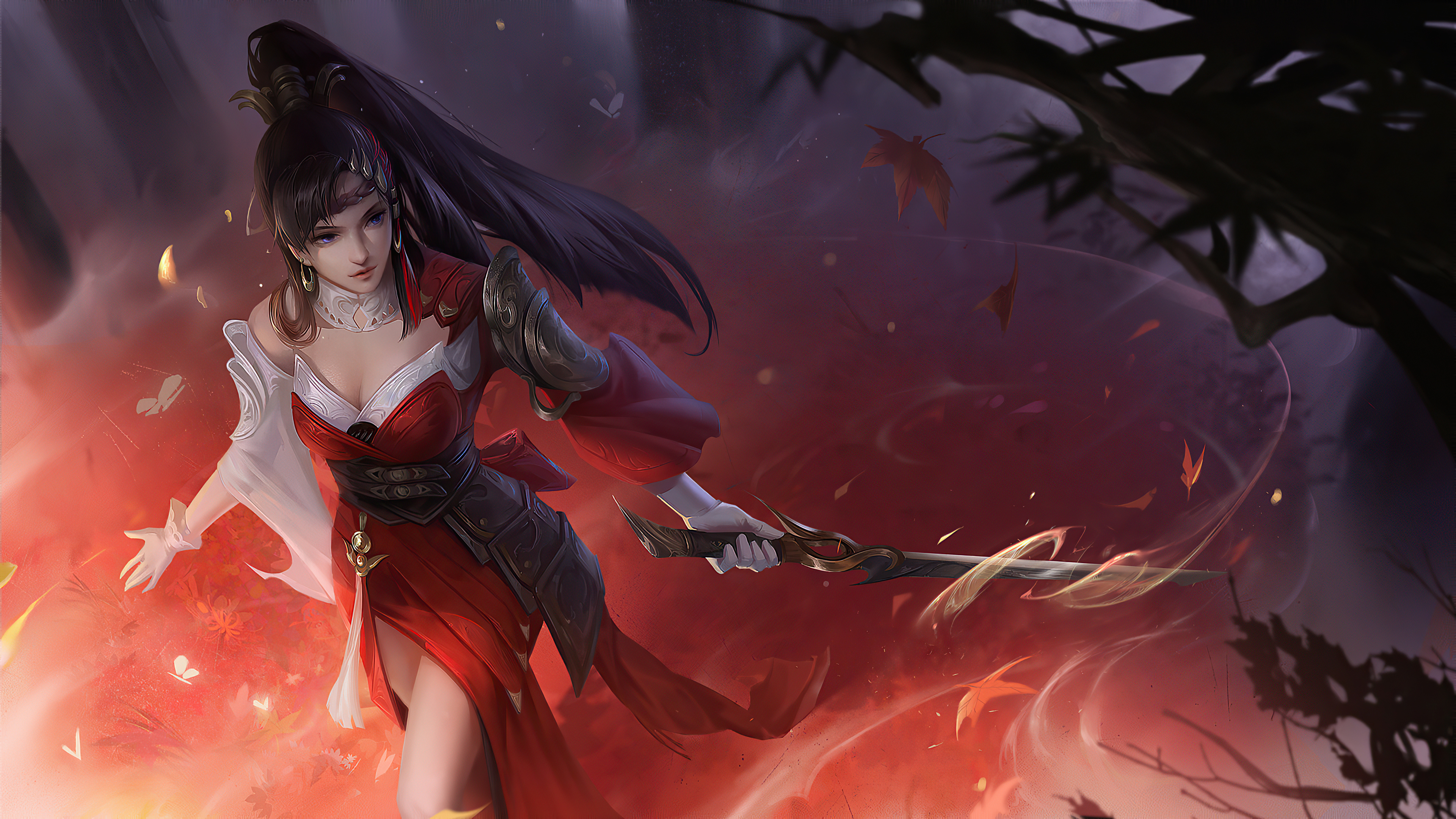 Warrior Anime Women Wallpapers