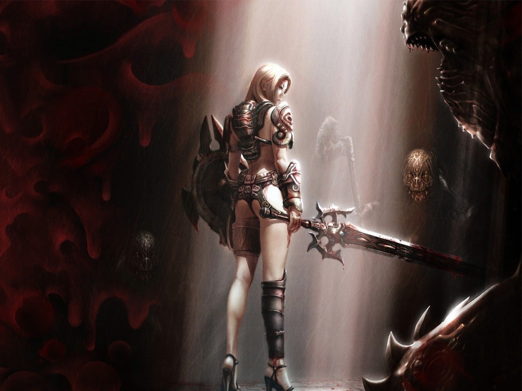 Warrior Girl Wallpapers