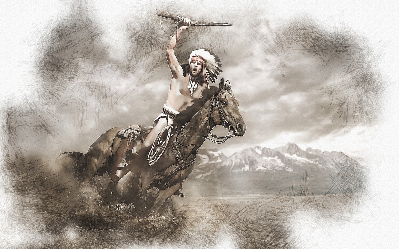 Warrior Horse Riding Art Wallpapers