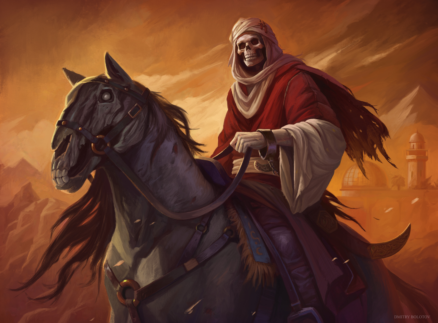 Warrior Horse Riding Art Wallpapers