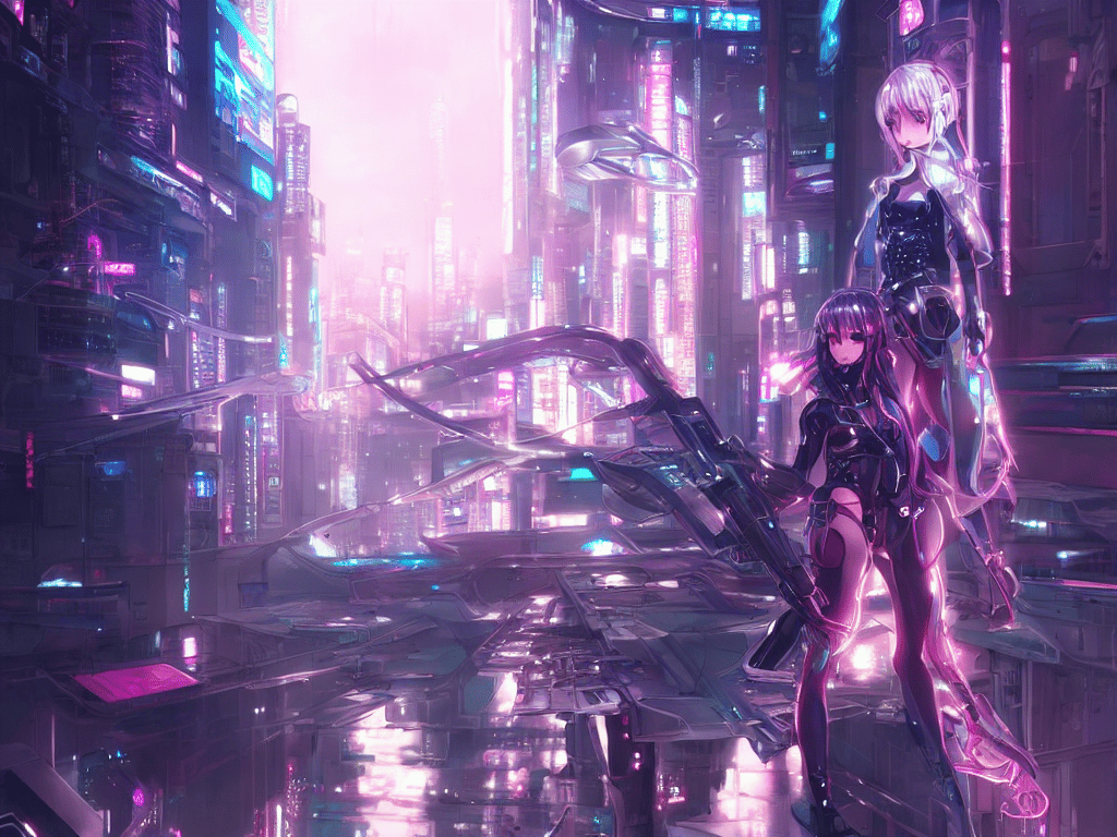 Warrior Portrait In Futuristic City
 Wallpapers