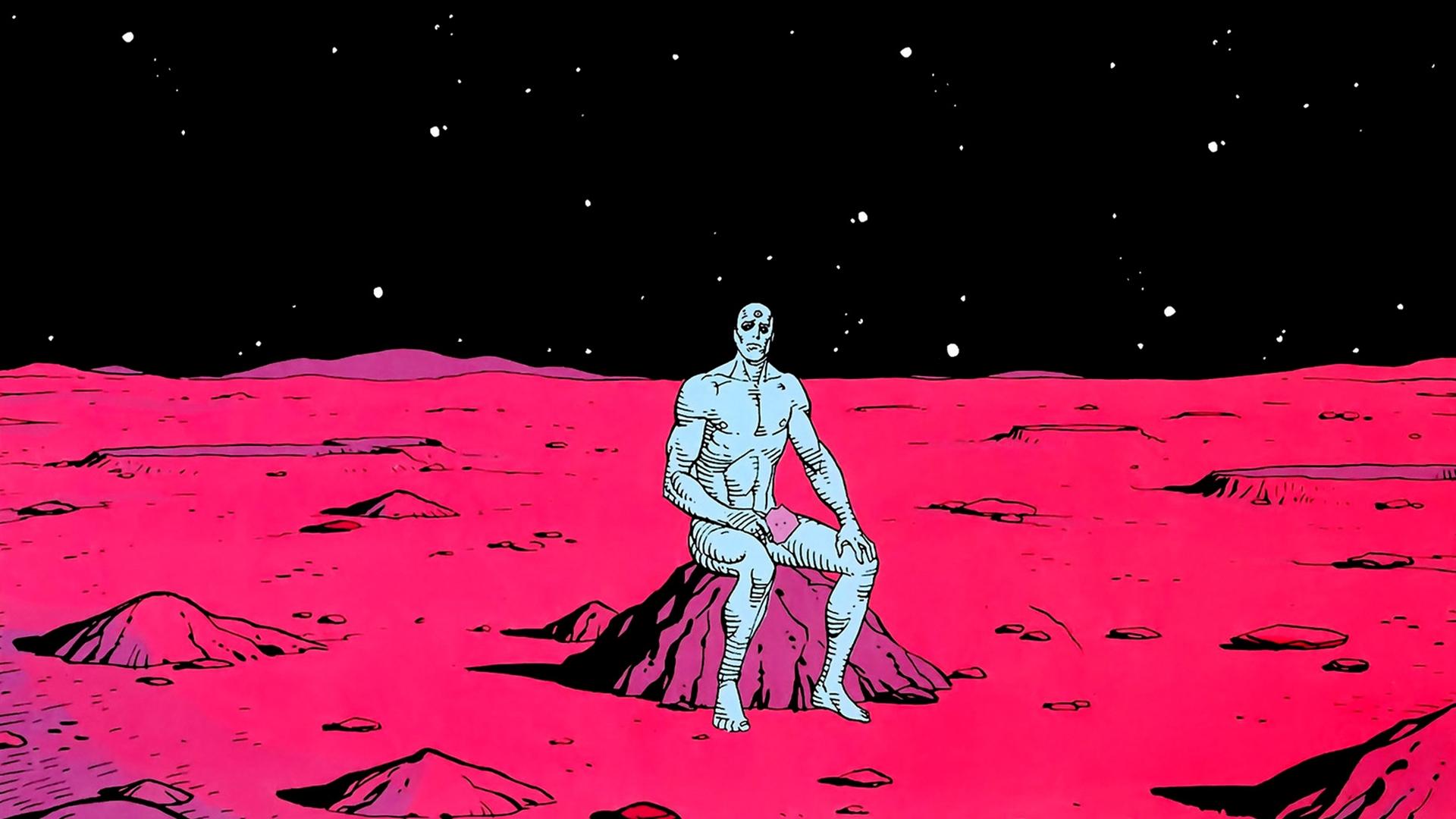 Watchmen Hbo Dr Manhattan Logo Wallpapers