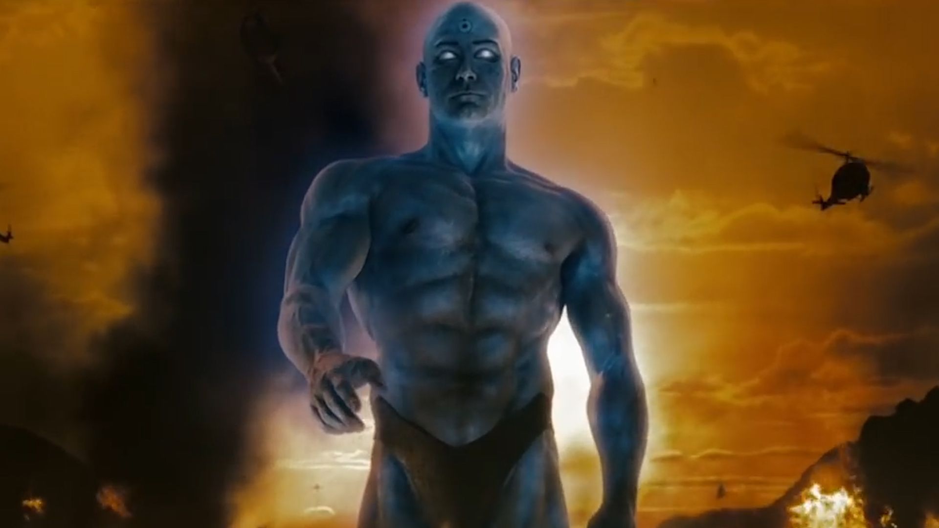 Watchmen Hbo Dr Manhattan Logo Wallpapers