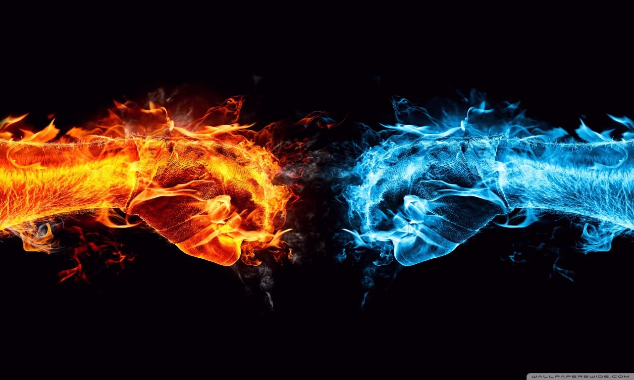 Water And Fire Wallpapers