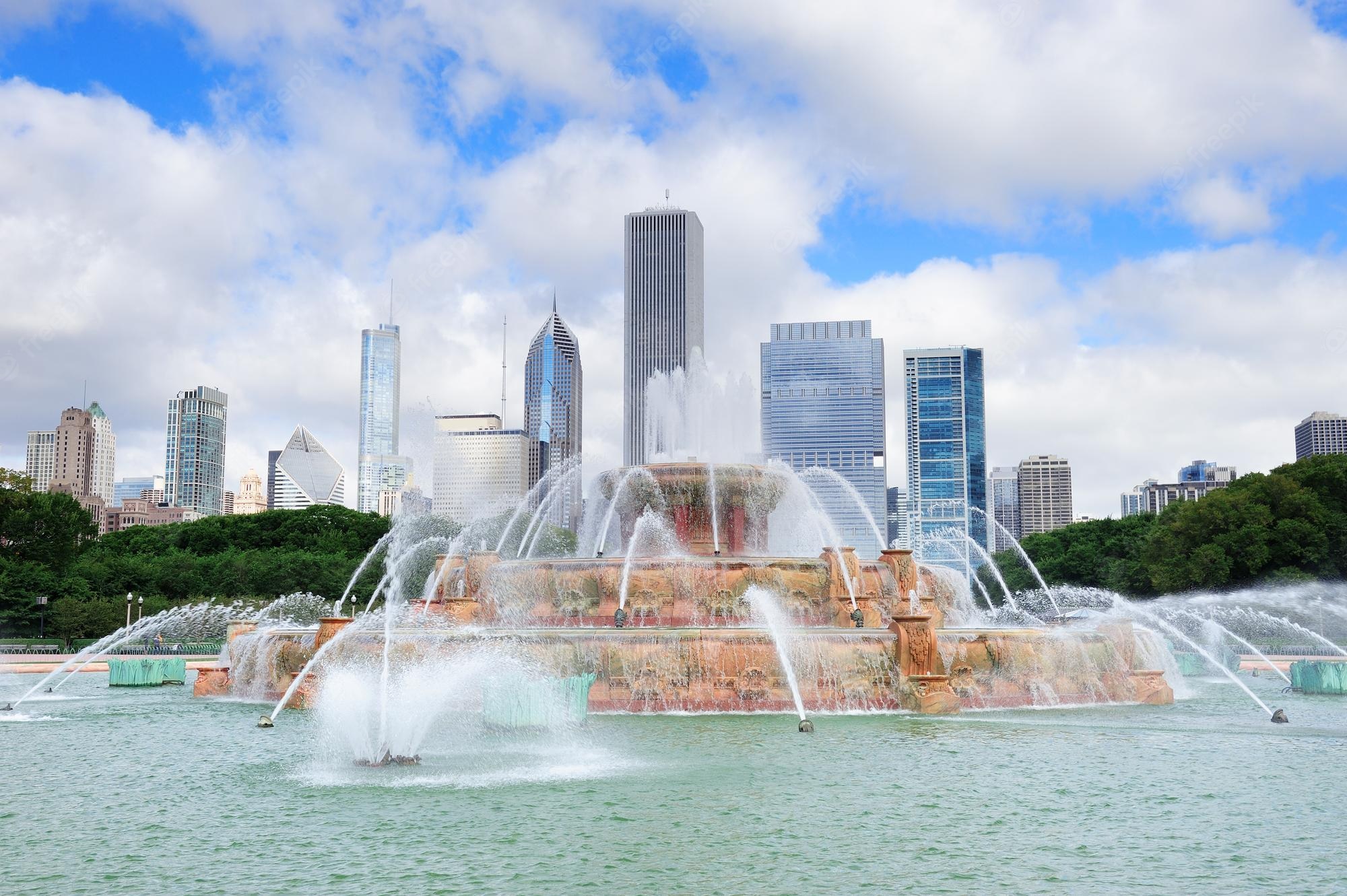 Water Fountain Background