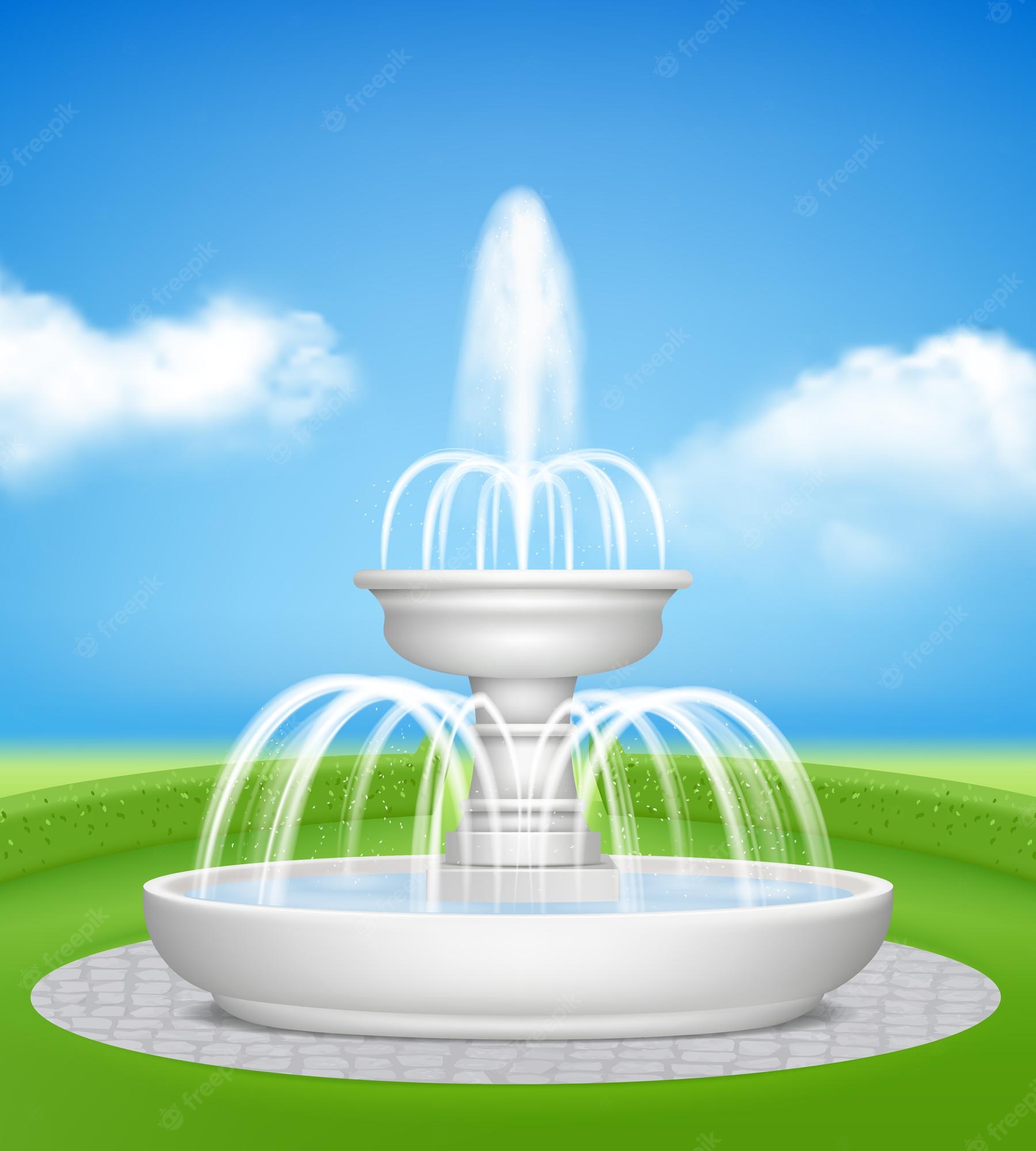 Water Fountain Background