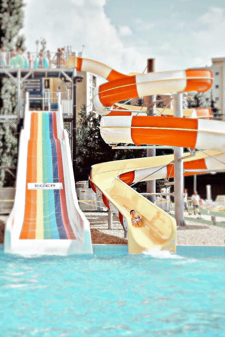 Water Park Background