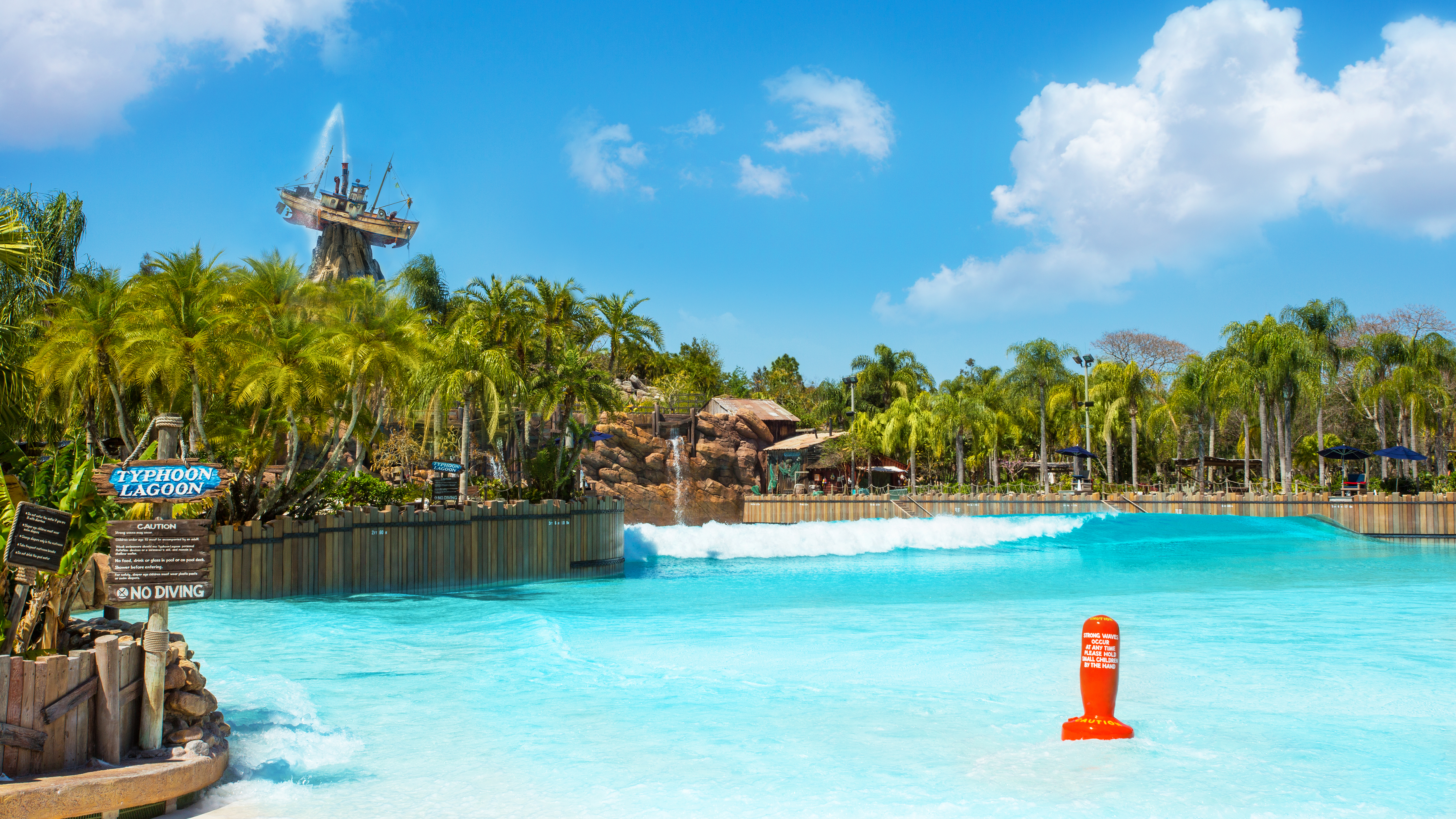 Water Park Background