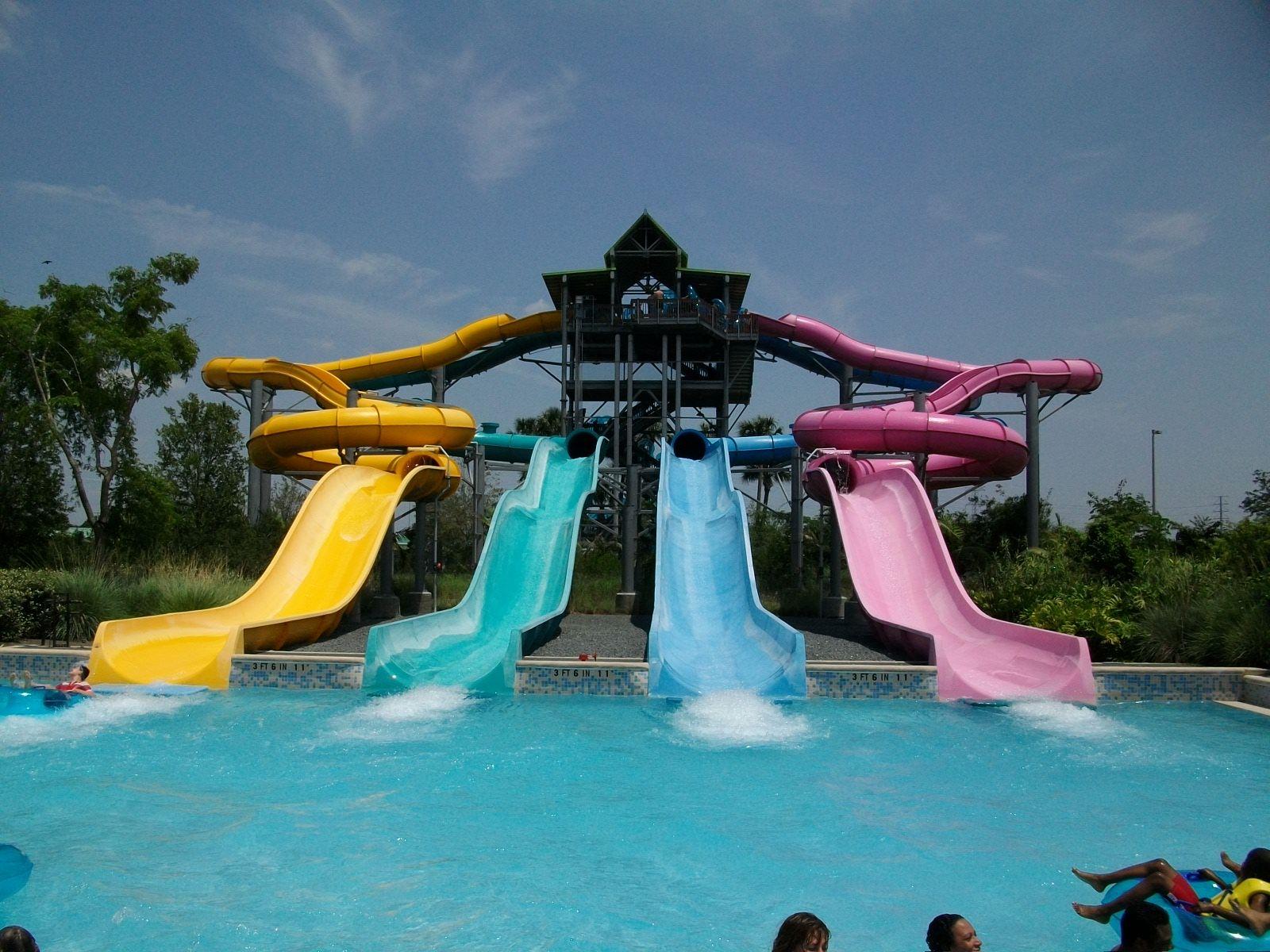 Water Park Background