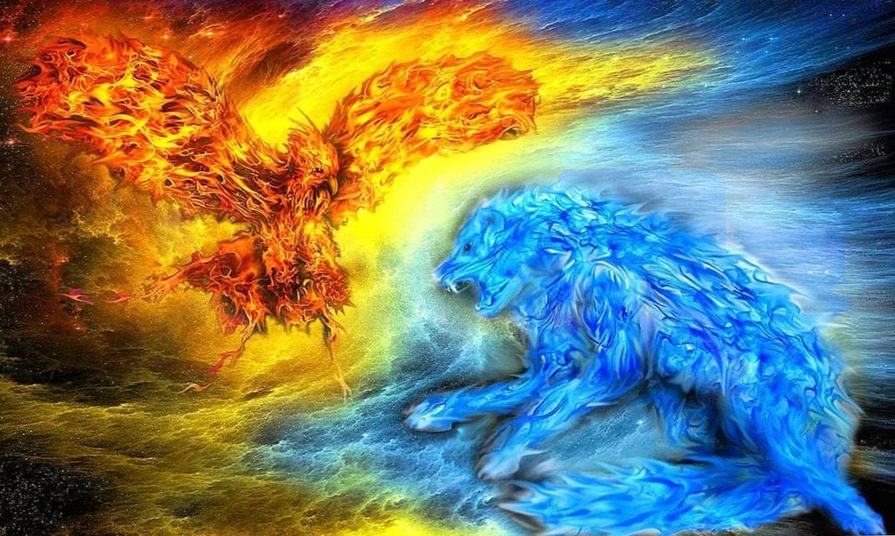 Water Vs Fire Wallpapers