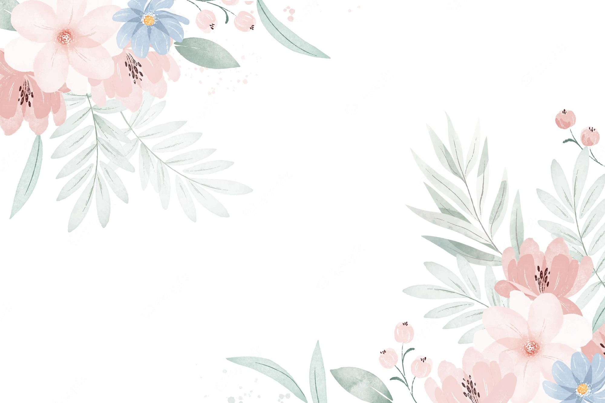 Watercolor Floral Wallpapers