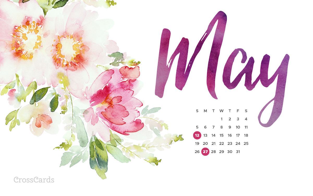 Watercolor Flower Desktop Background