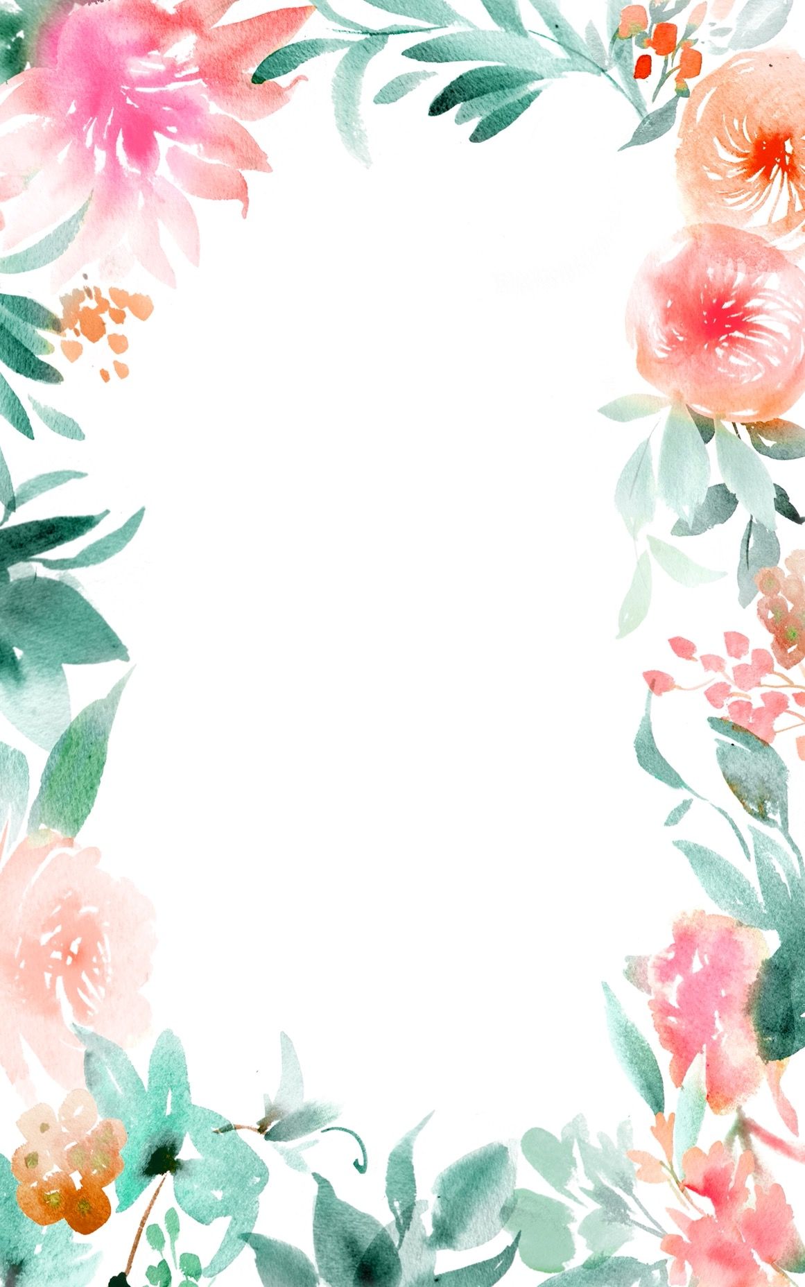 Watercolor Flower Desktop Background