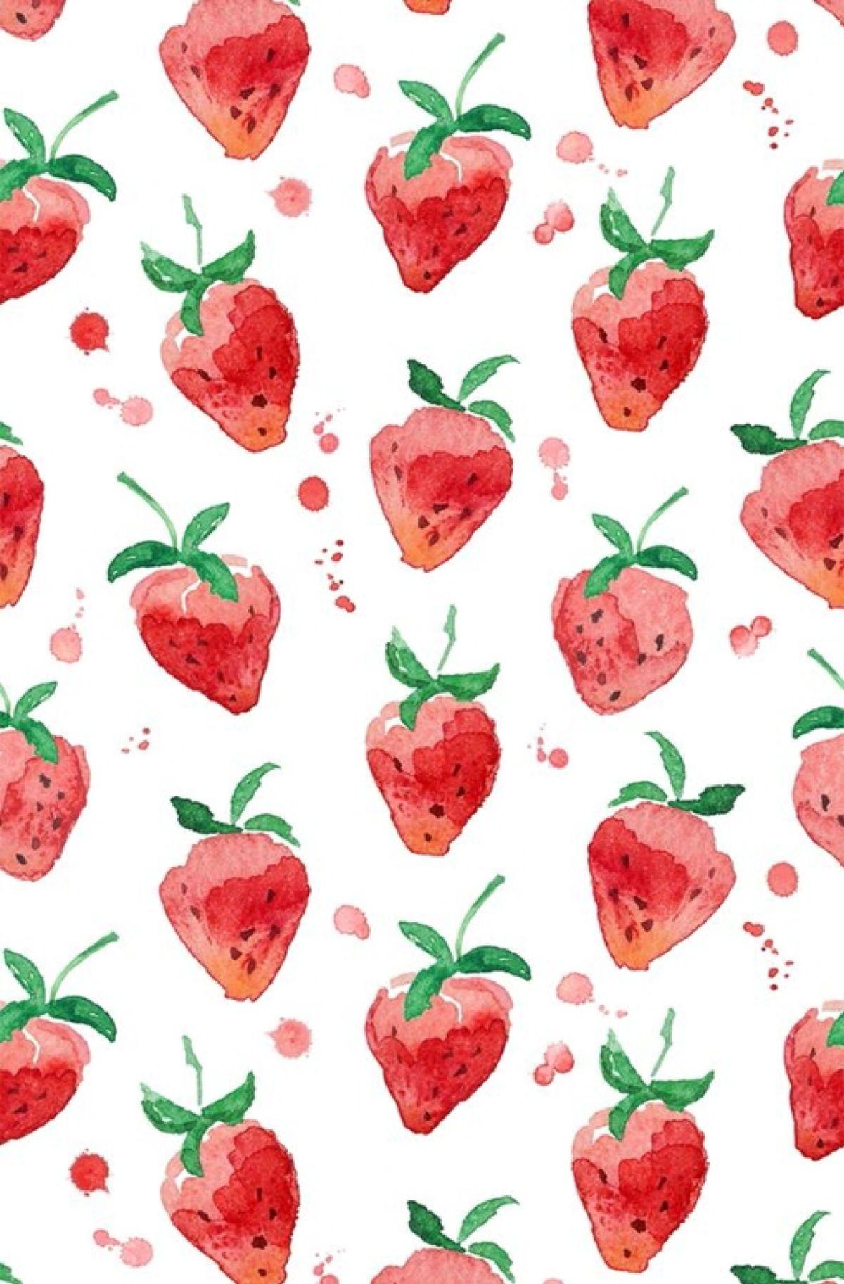 Watercolor Fruit Wallpapers