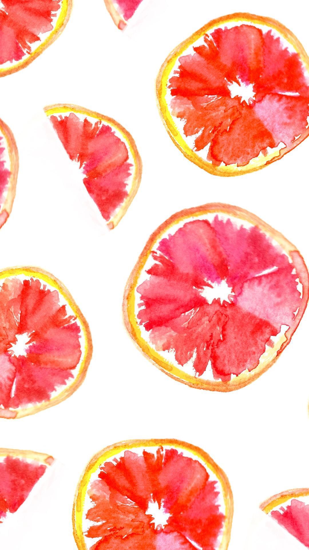 Watercolor Fruit Wallpapers
