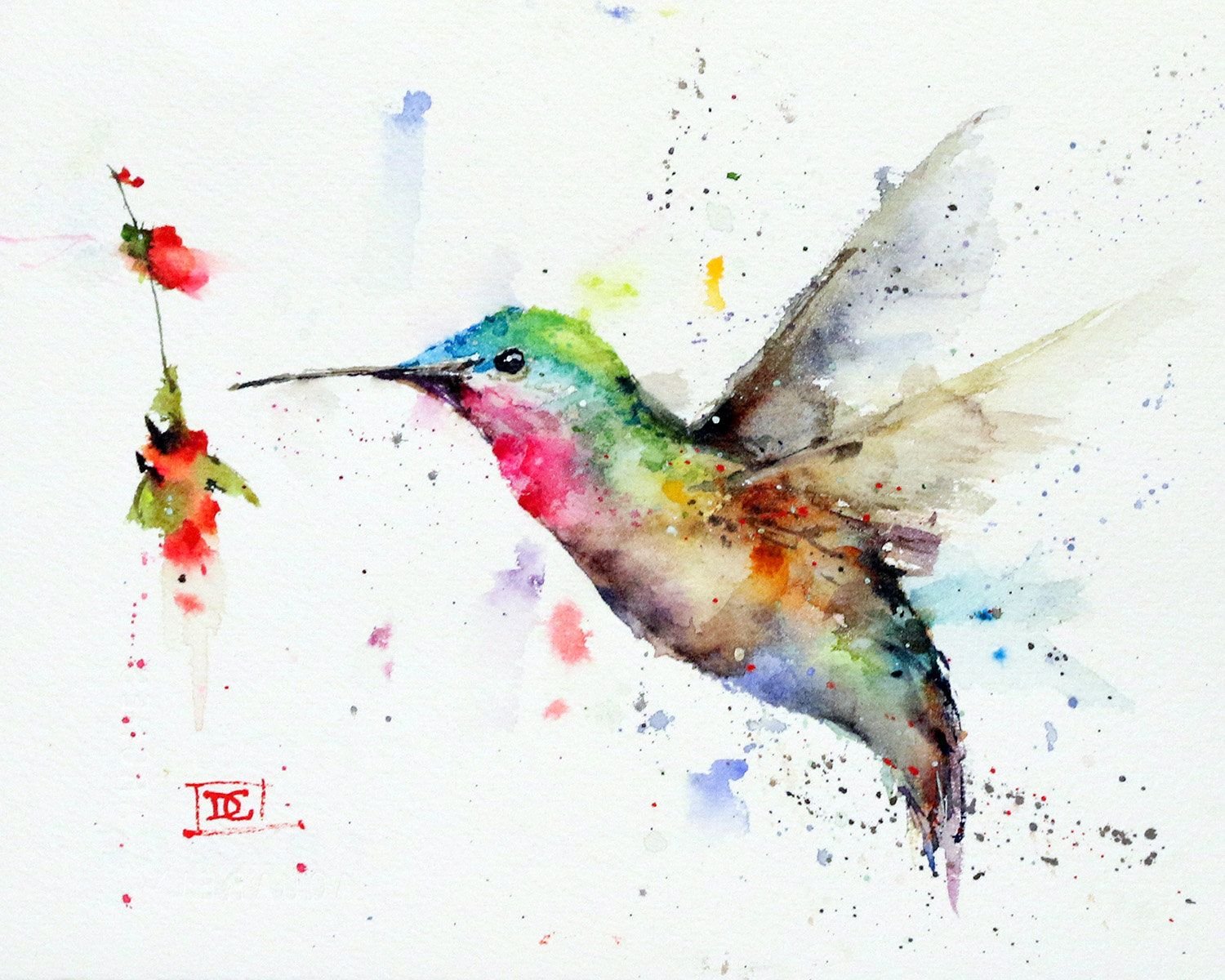 Watercolor Hummingbird Images Wallpapers