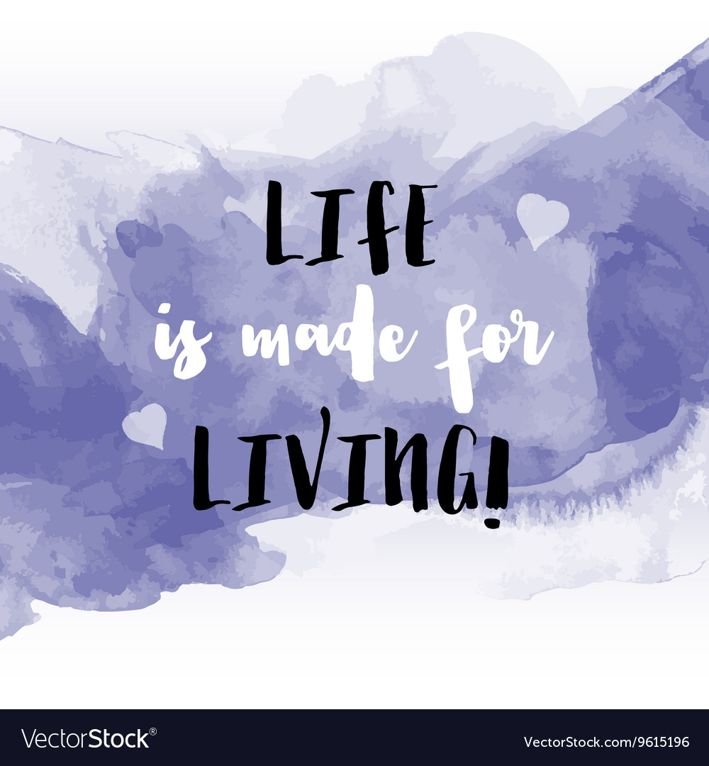 Watercolor Quote Background