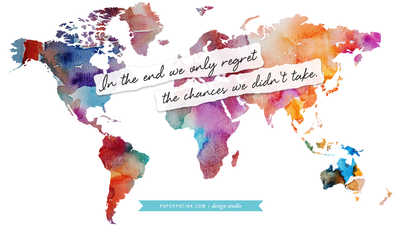 Watercolor Quote Background