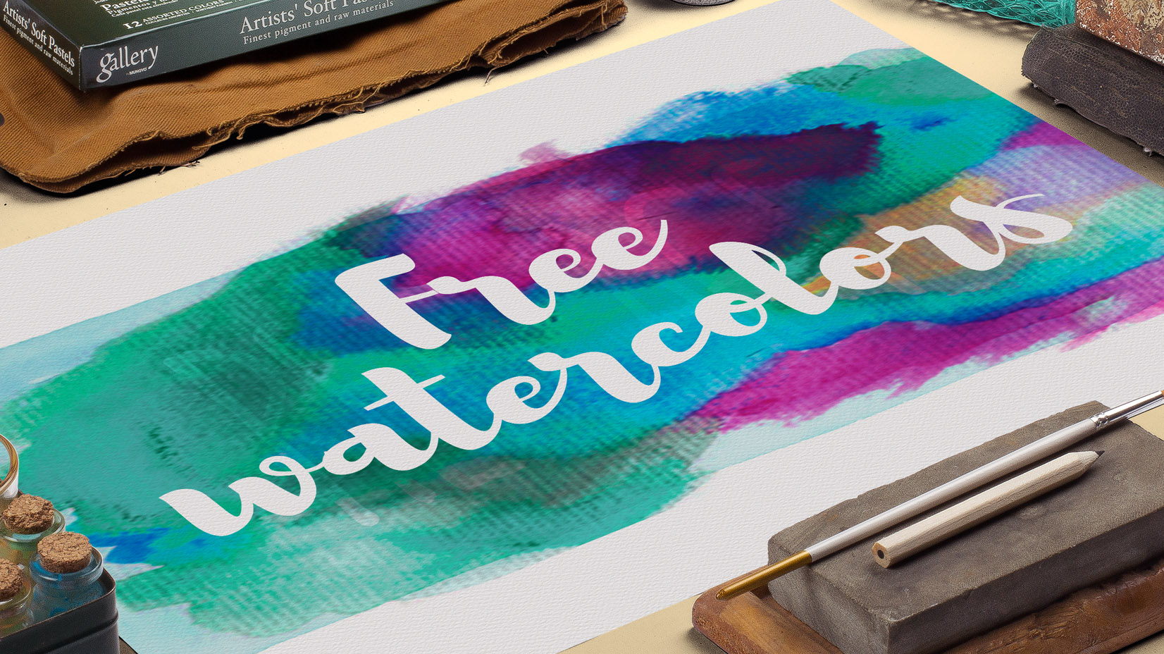 Watercolor Quote Background