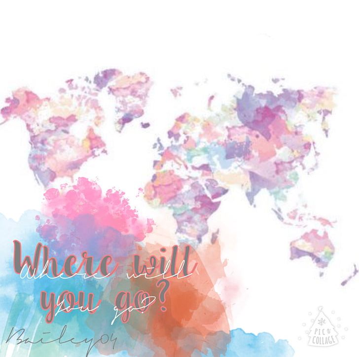 Watercolor World Map Desktop Wallpapers