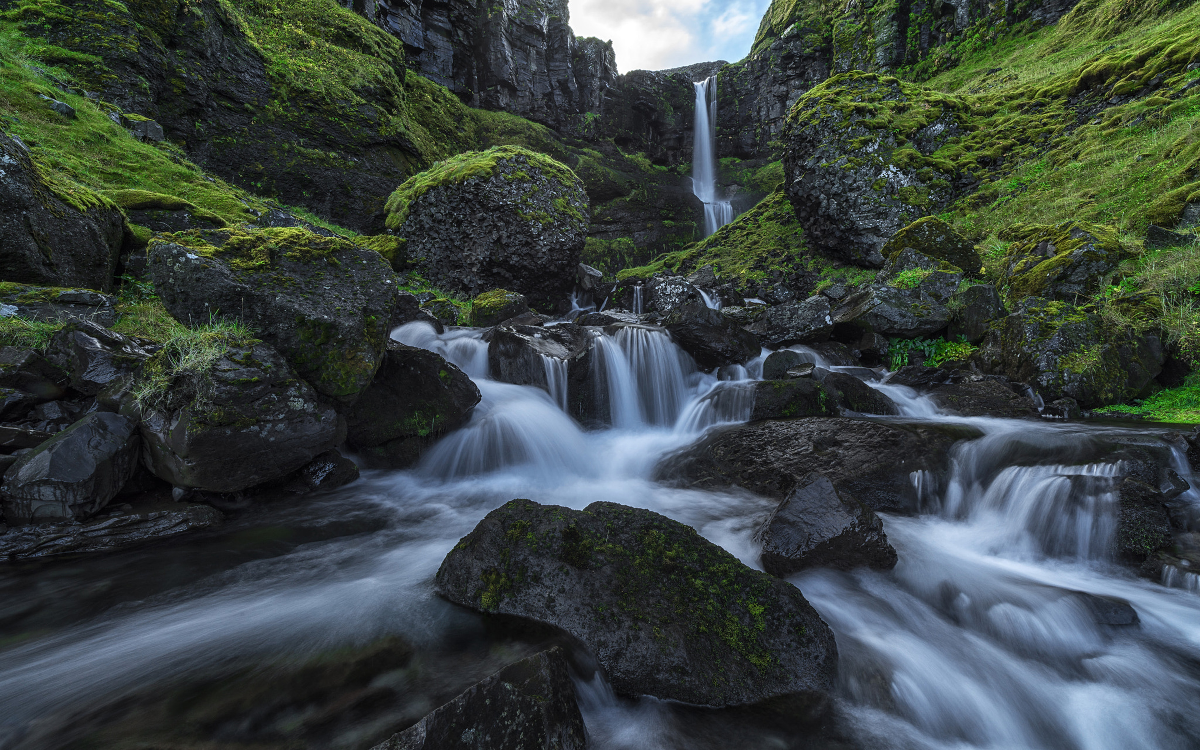 Waterfall And Lightning Wallpapers