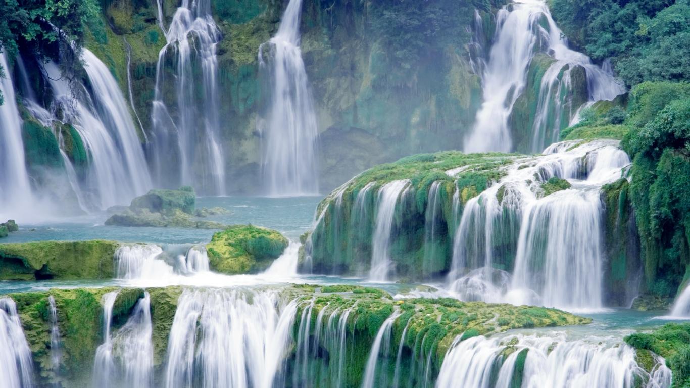 Waterfall Landscape Wallpapers