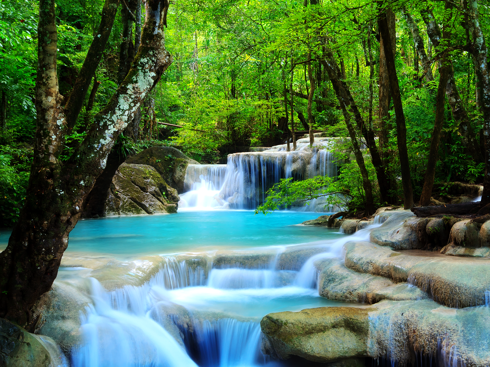 Waterfall Landscape Wallpapers