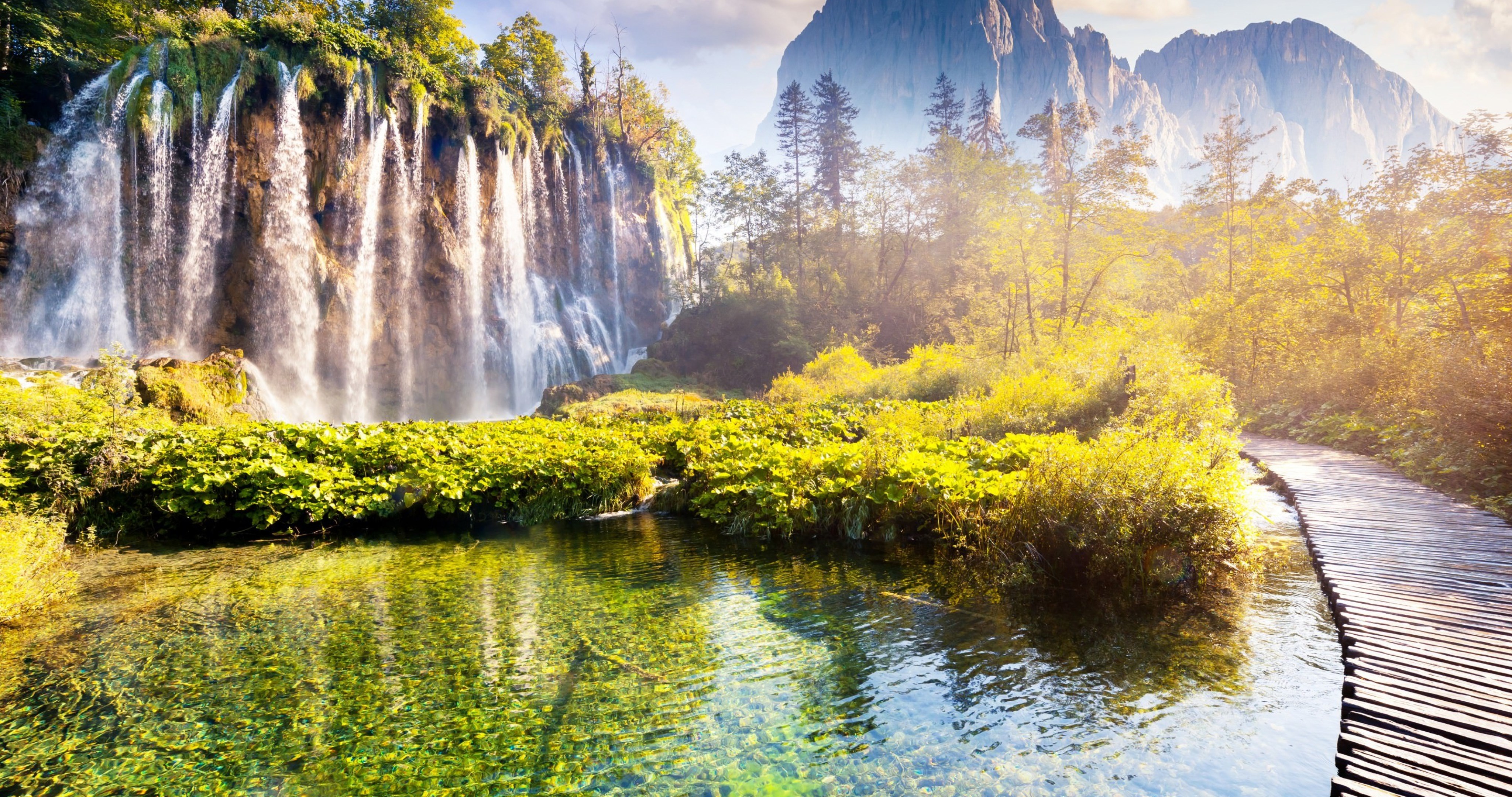 Waterfall Landscape Wallpapers